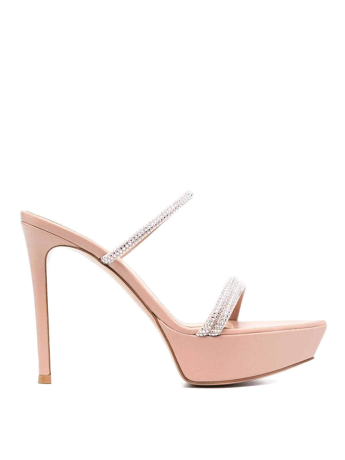 Gianvito Rossi Cannes Platform Sandals In Pink