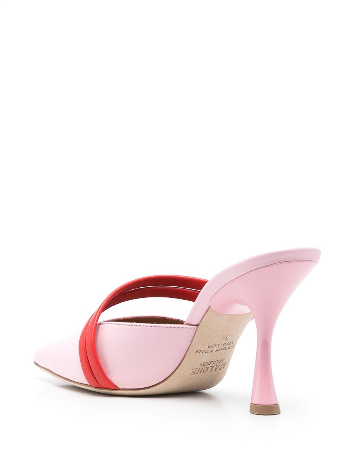 Shop Malone Souliers Tia 90 Leather Pumps In Pink