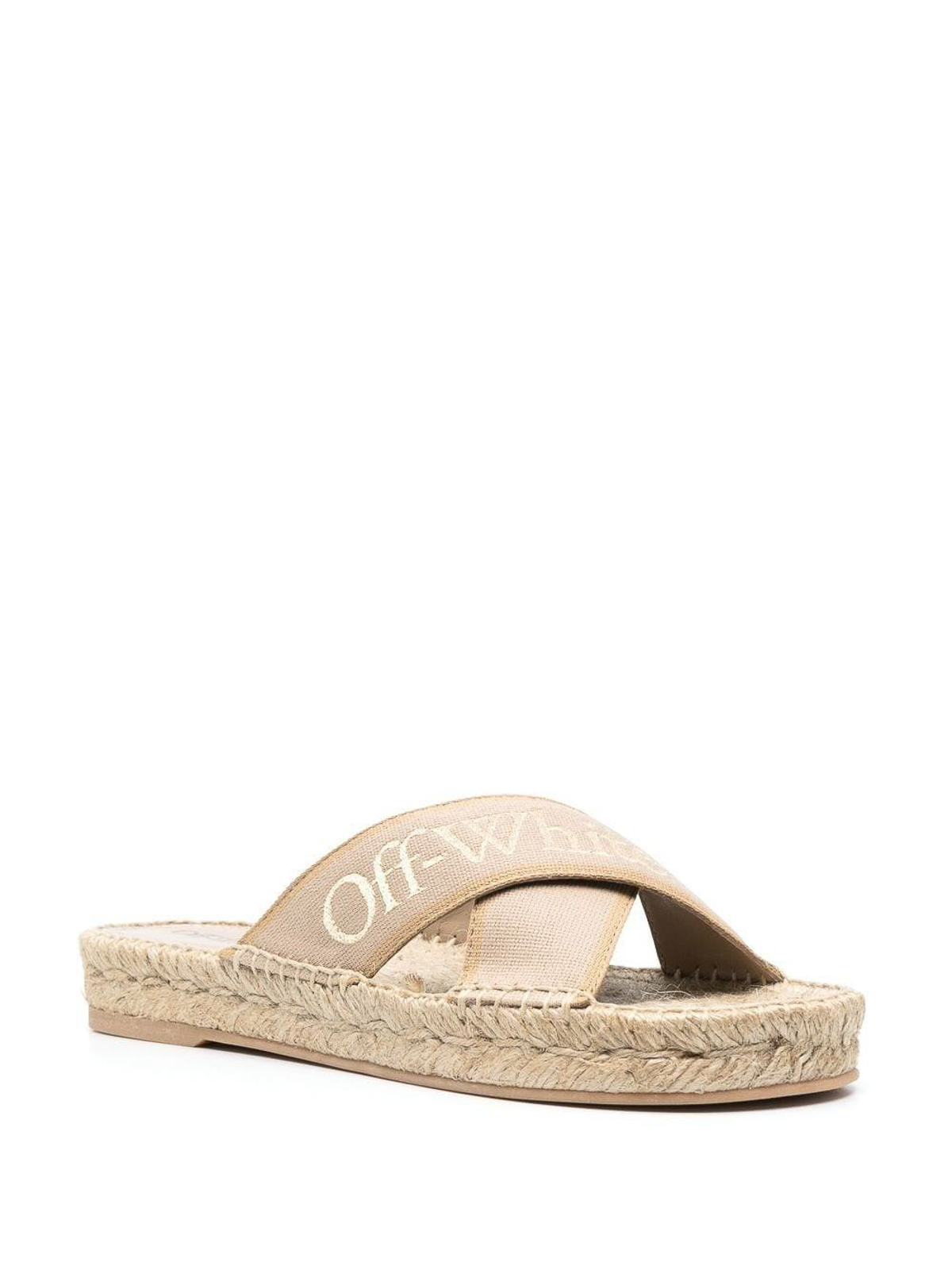 Off-White ビーチサンダル ベージュ系 サイズ42 Off-White ビーチサンダル - ベージュ|OWIB012S23FAB0016103