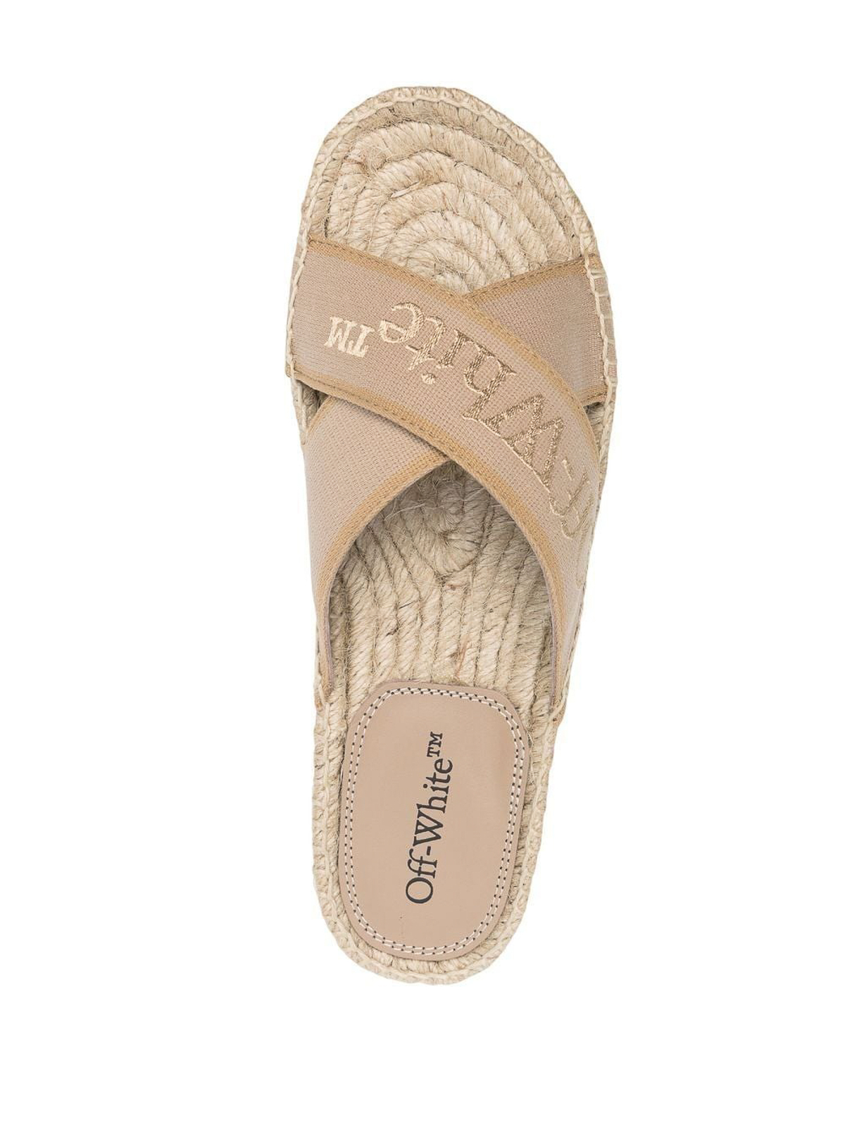 Off-White ビーチサンダル - ベージュ|OWIB012S23FAB0016103