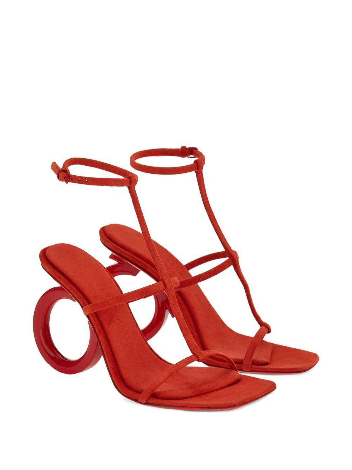 ♡送料関税込♡Salvatore Ferragamo ELINA サンダル FERRAGAMO - Elina suede sandals red - The Corner