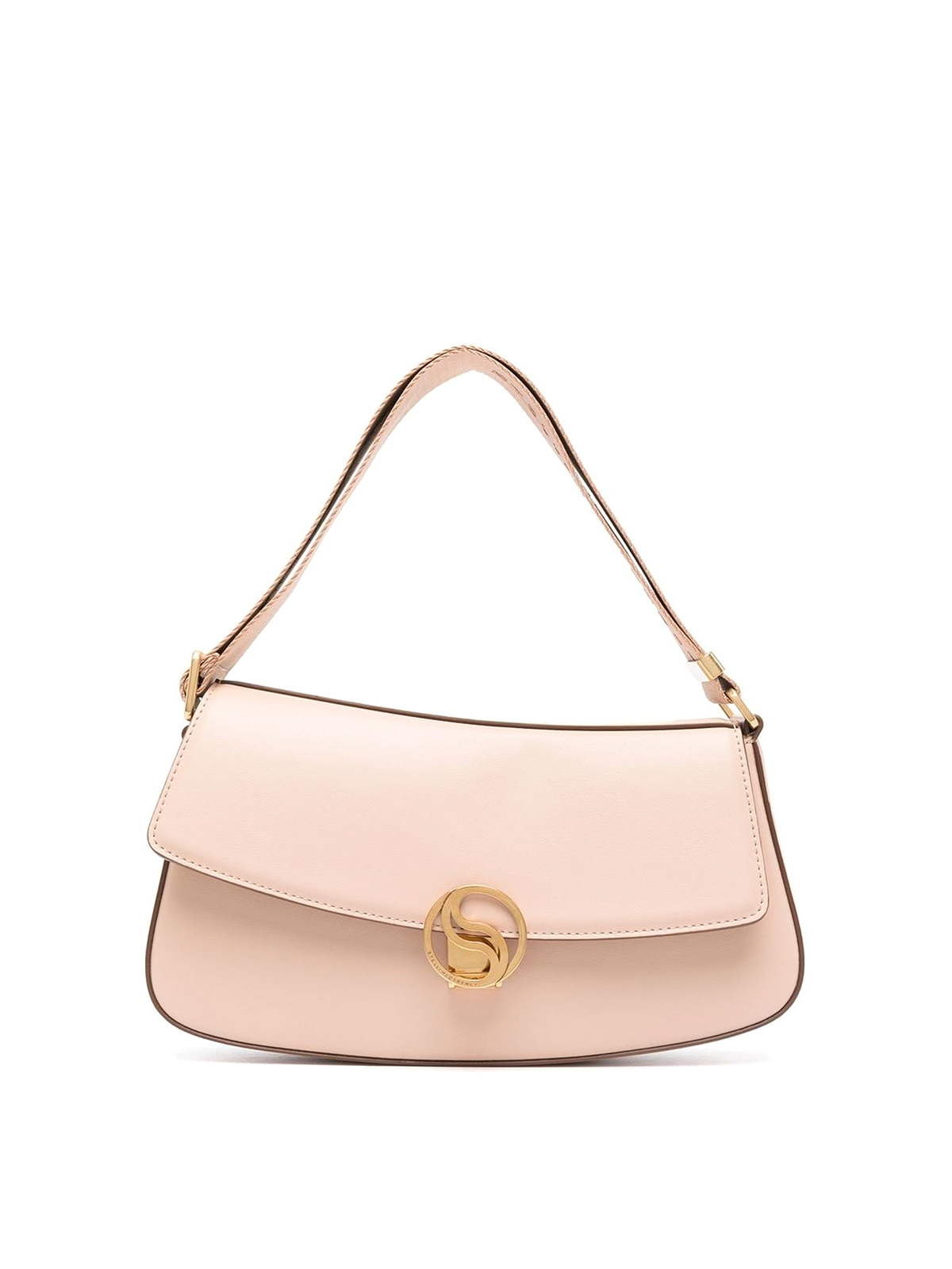 S Wave Quilted Shoulder Bag in Pink - Stella Mc Cartney