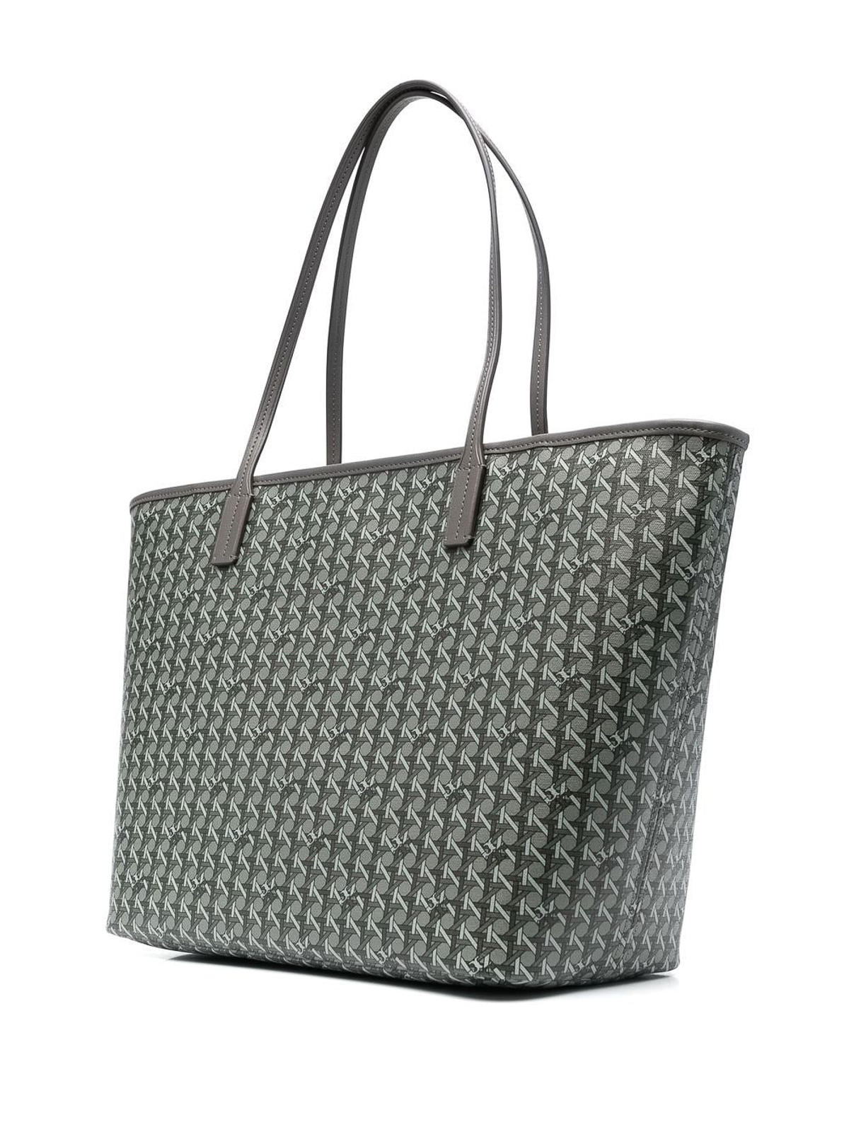 Tory Burch Basketweave tote bag - Grey - Women | 145634025