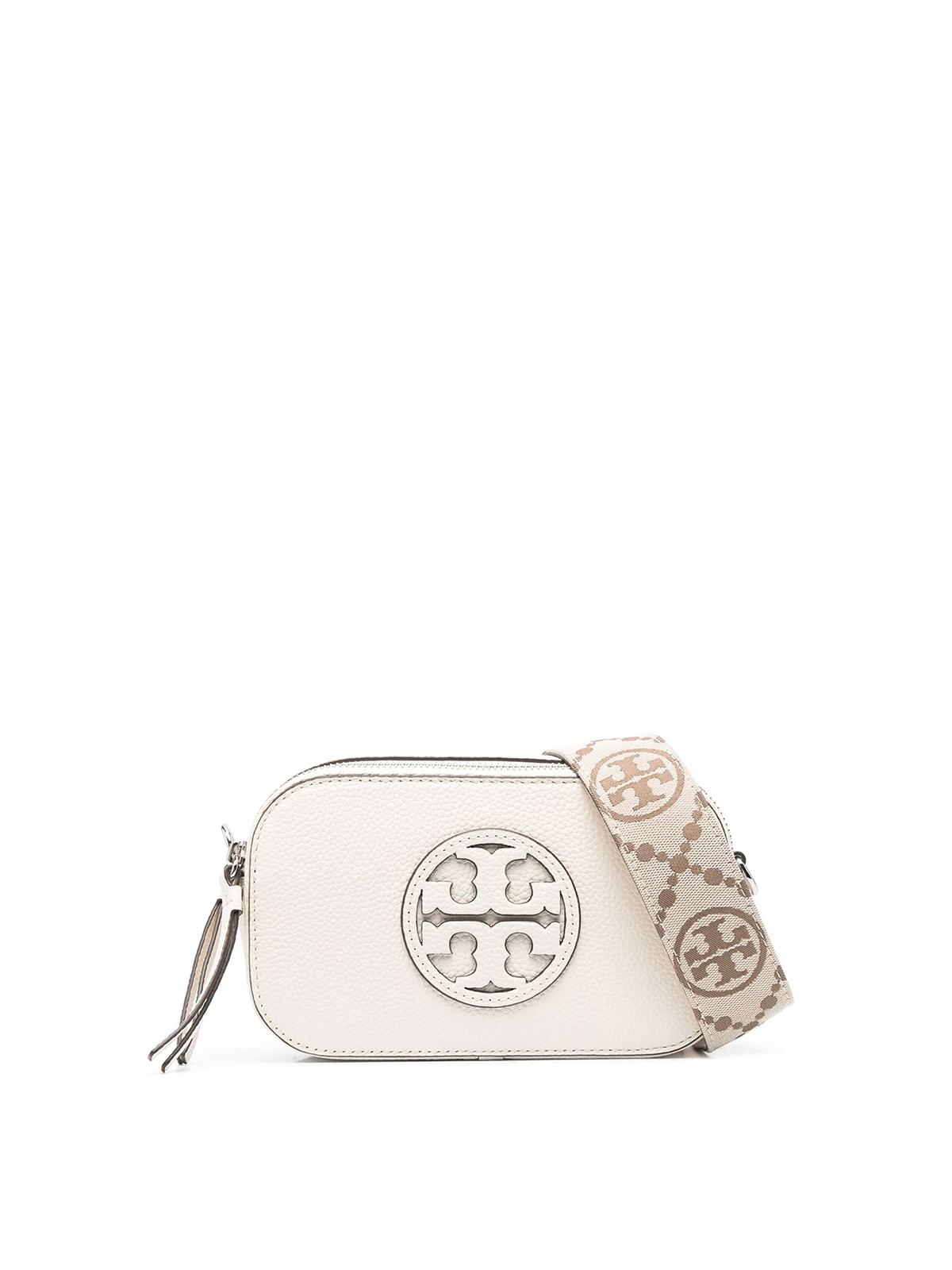Previously owned Tory Burch Miller nano crossbody. Fits your cards