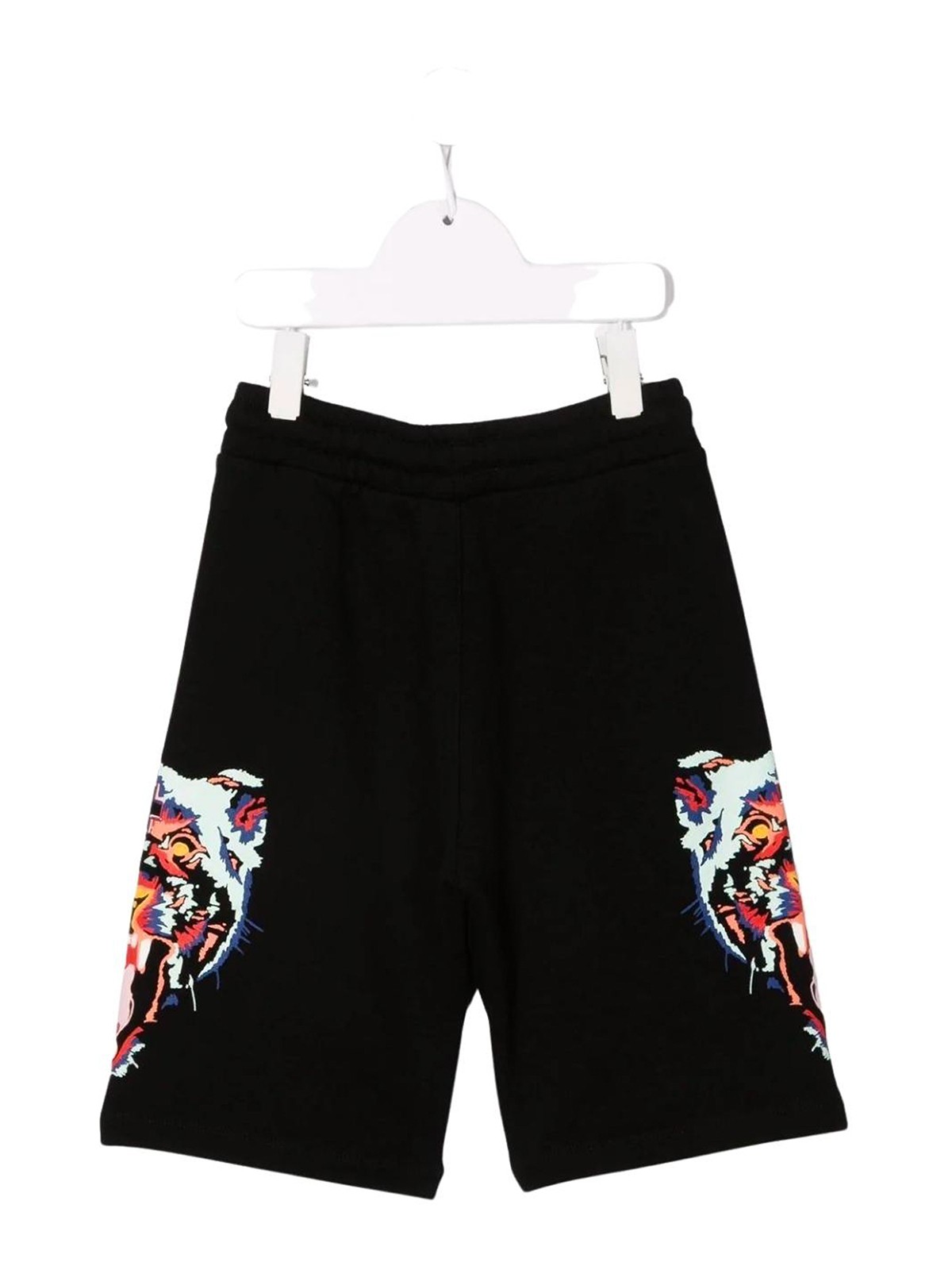 トラウザーショーツ Marcelo Burlon Kids - ショートパンツ - 黒