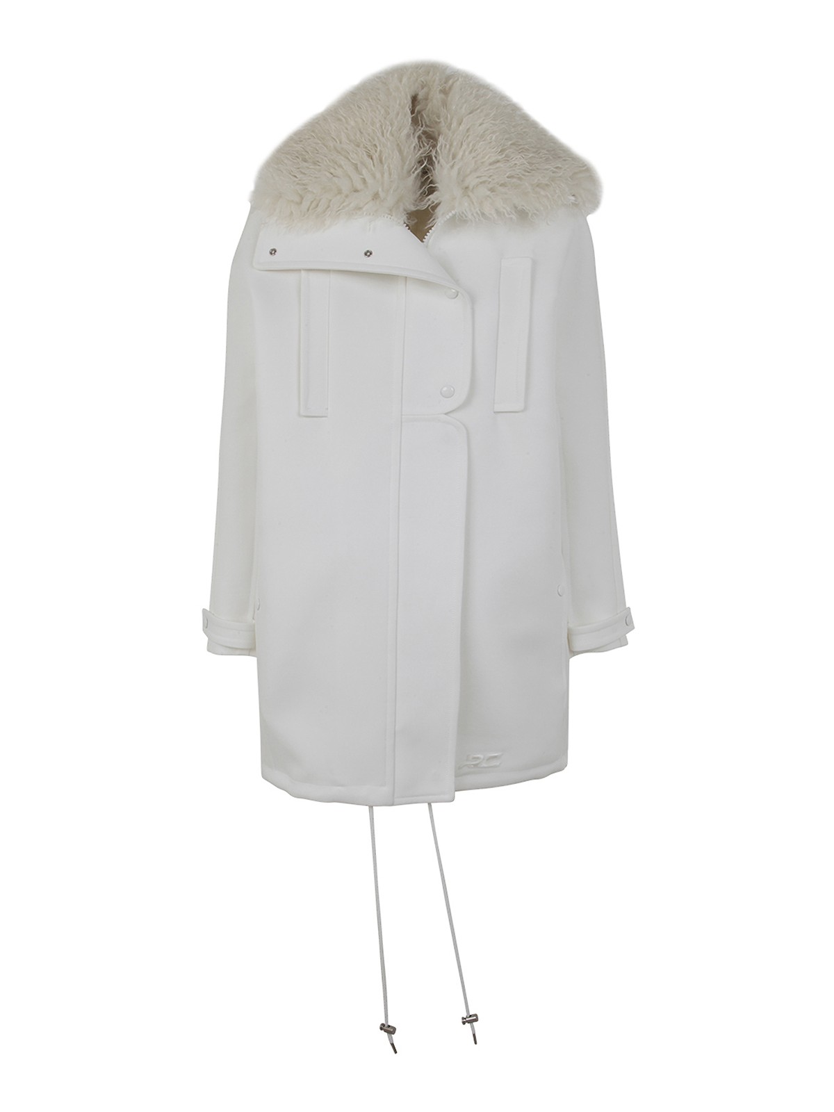 Courrèges Courreges Women Tech Twill Parka Coat In White