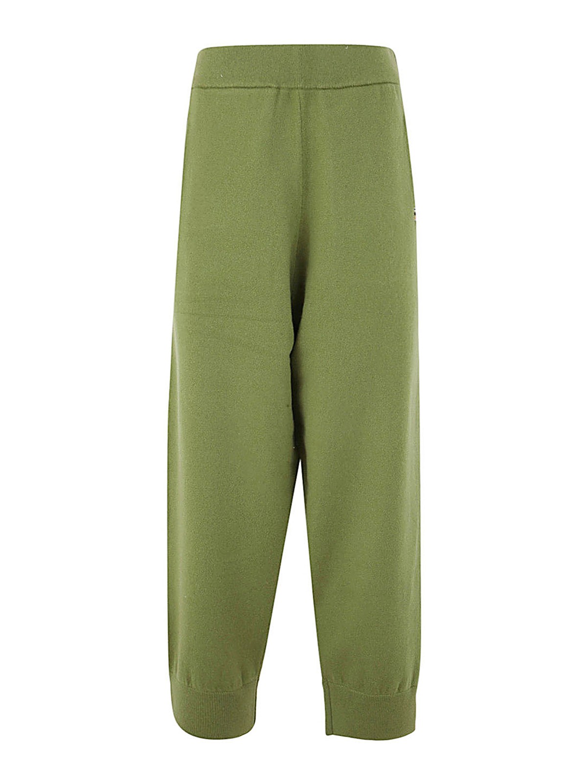 Extreme Cashmere N197 Rudolf Knitted Wide Trousers In Green