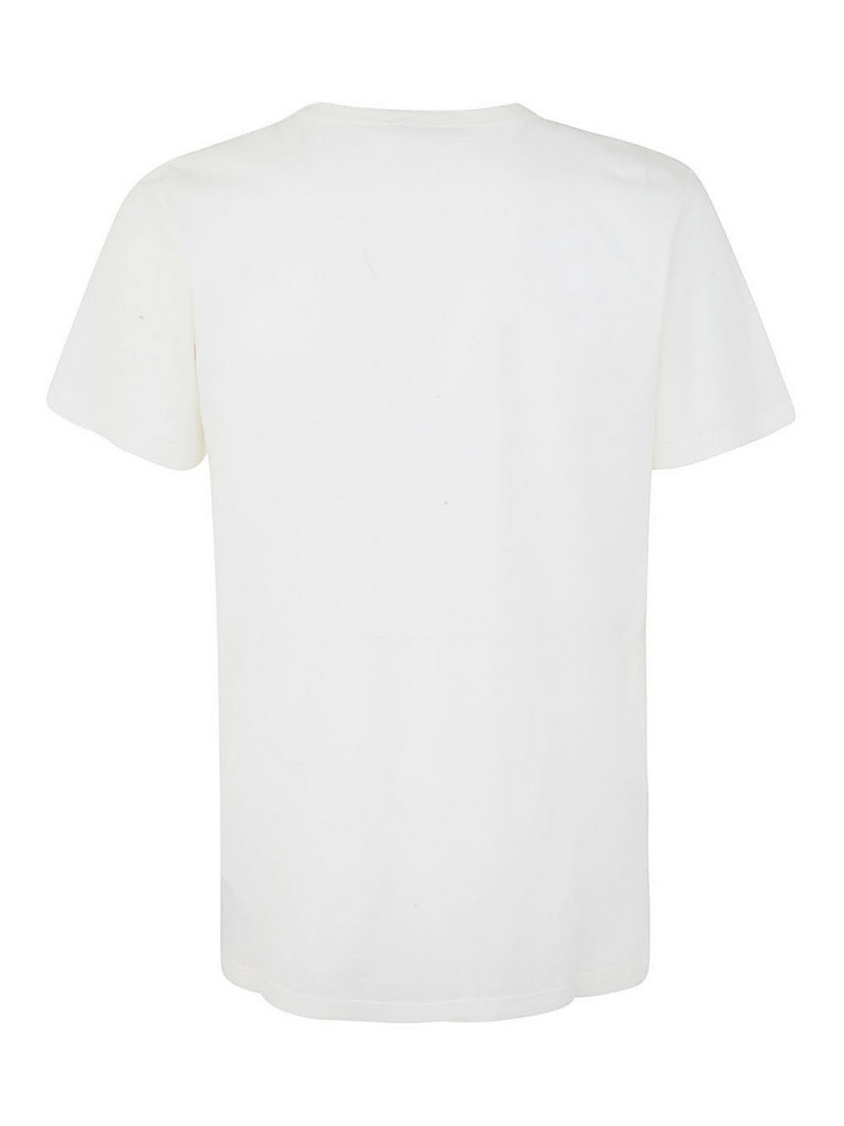 Shop Jil Sander T Shirt Cn Ss In Blanco