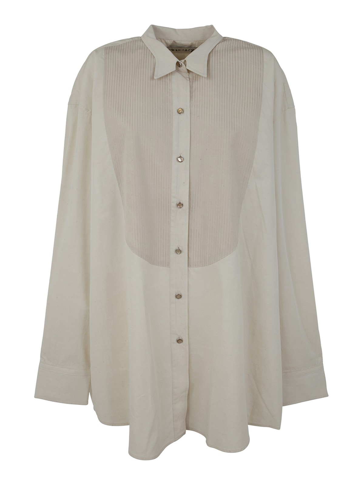 Tシャツ・カットソー OUR LEGACY FW22 TUXEDO SHIRT POPLIN (W4222TA ANTIQUE WHITE) Our Legacy - Tuxedo Shirt Antique White Symbiont Poplin