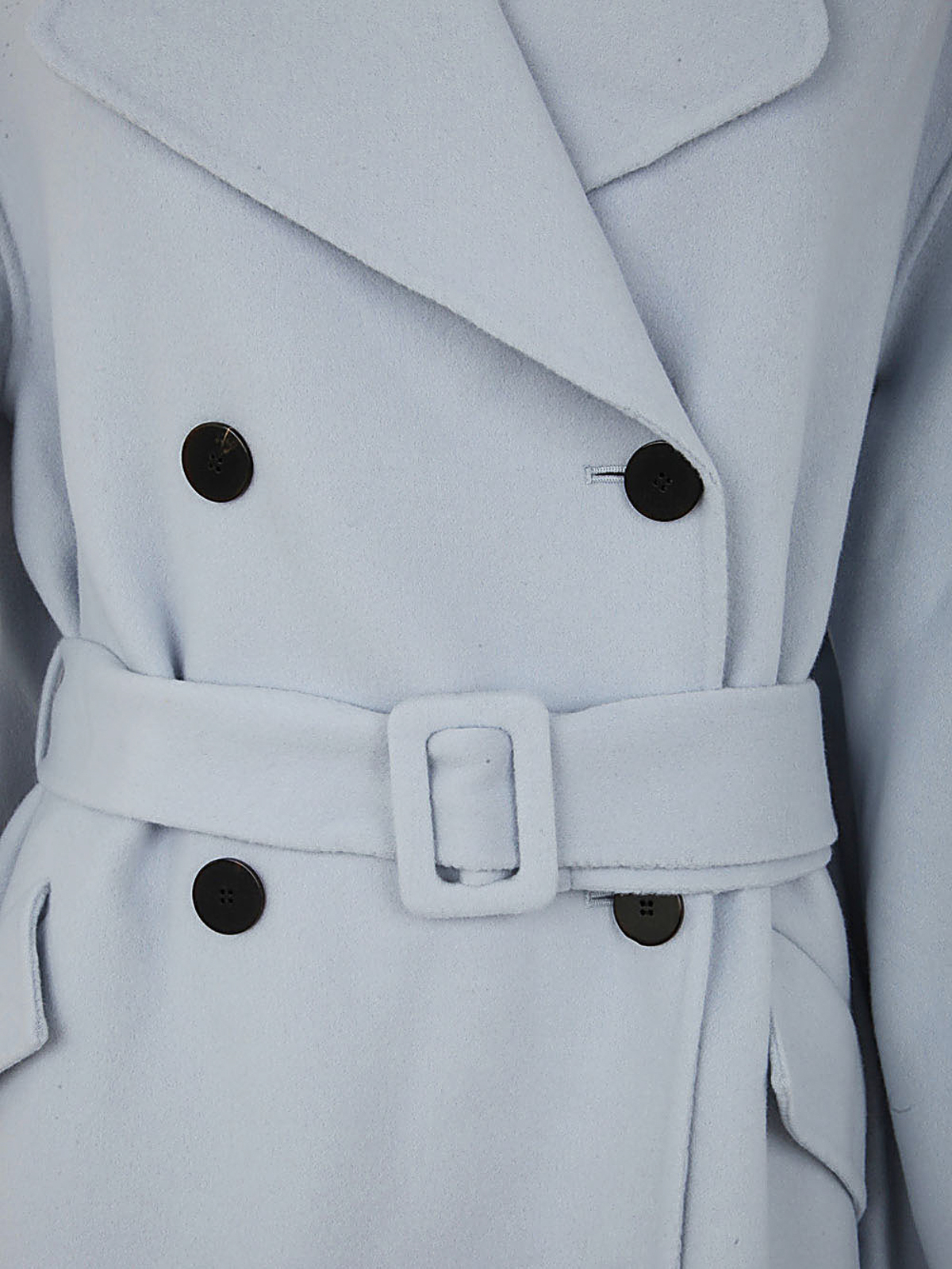 Theory Double-Breasted Belted Trench Coat