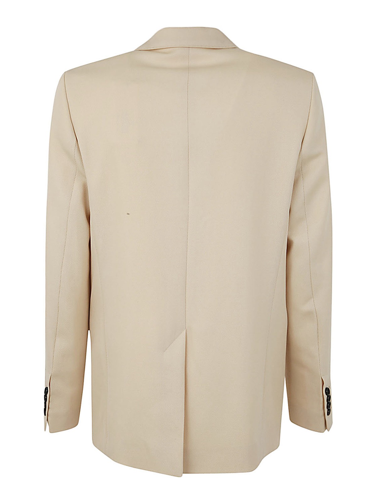 Shop Ami Alexandre Mattiussi Two Buttons Jacket In Nude & Neutrals