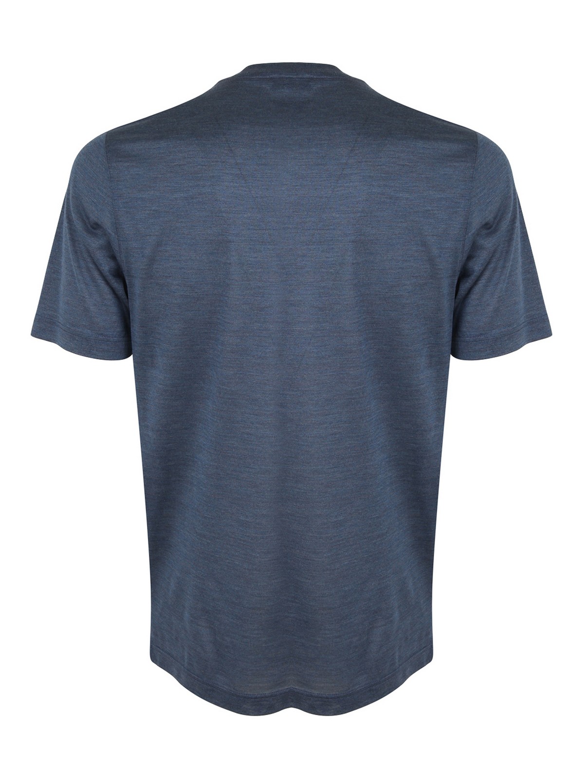 Shop Barba Silk T-shirt In Blue