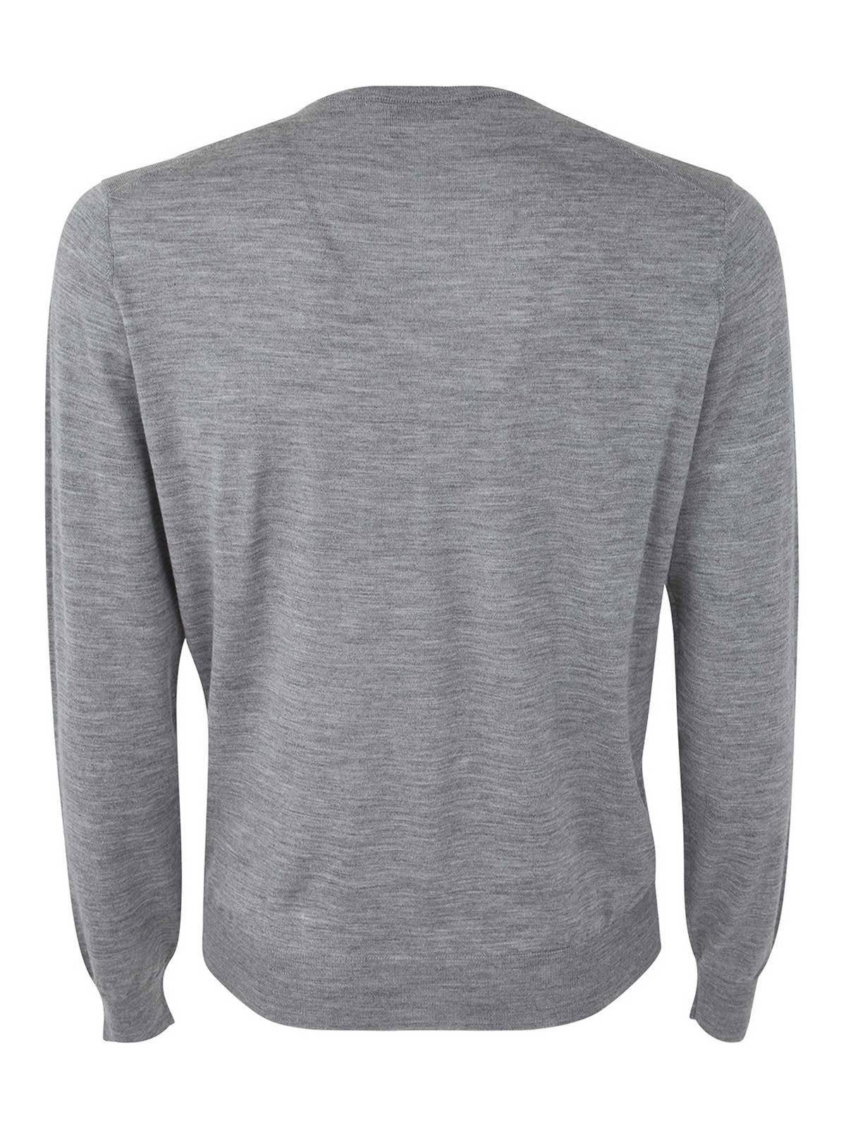 Shop Filippo De Laurentiis Round Neck Pullover In Grey