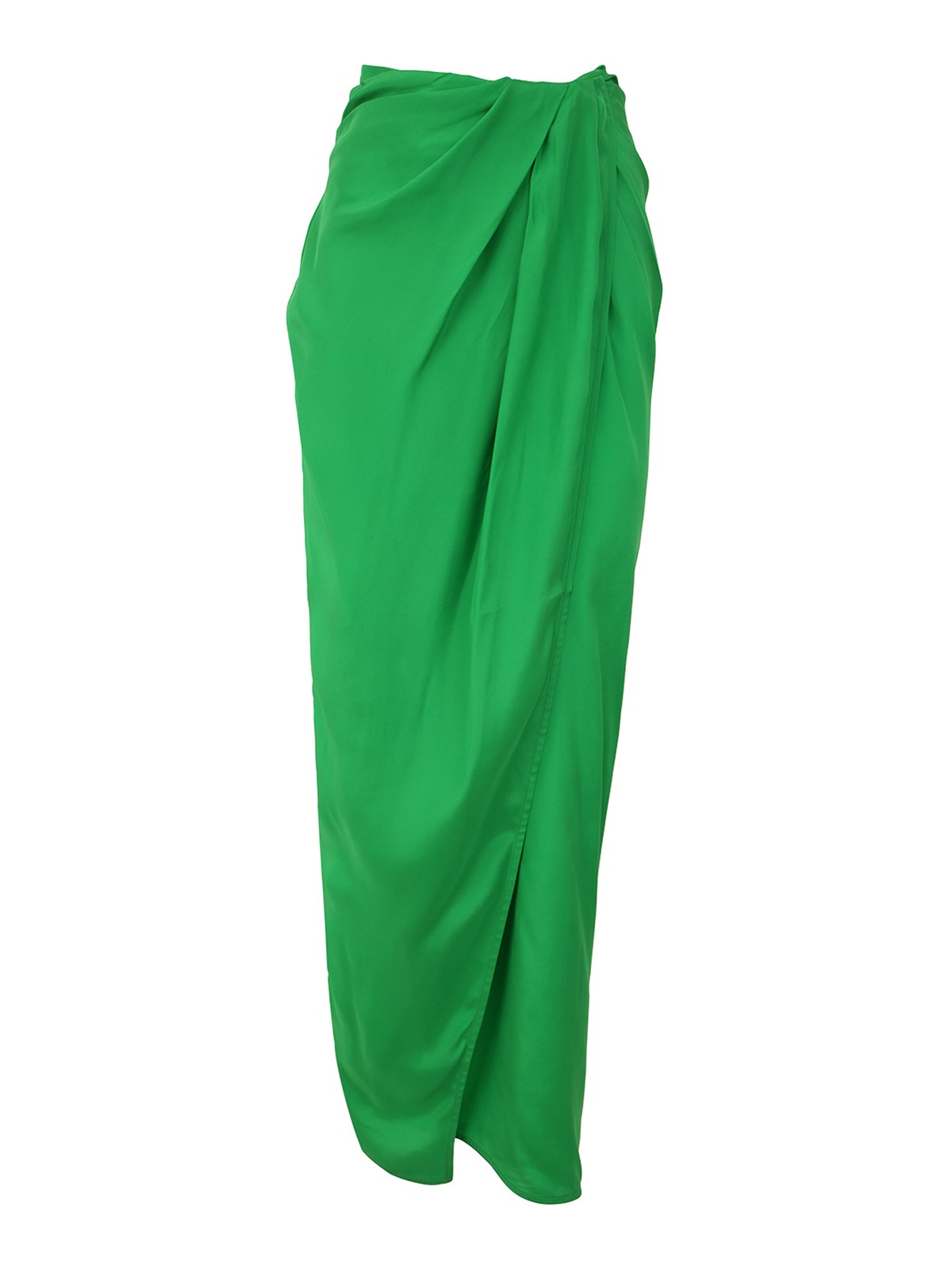 Shop Gauge81 Paita Long Skirt In Green