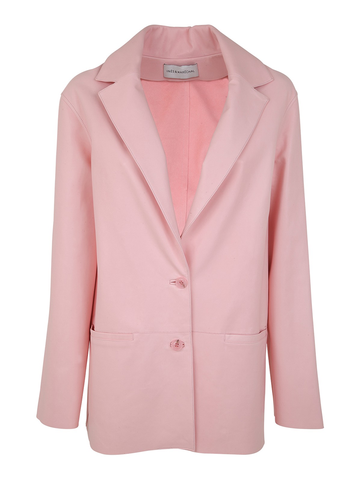 Ines Et Marechal Identite Oversized Jacket In Pink