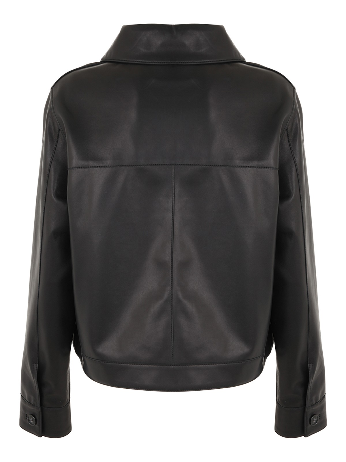 Shop Ines Et Marechal Leather Jacket In Negro