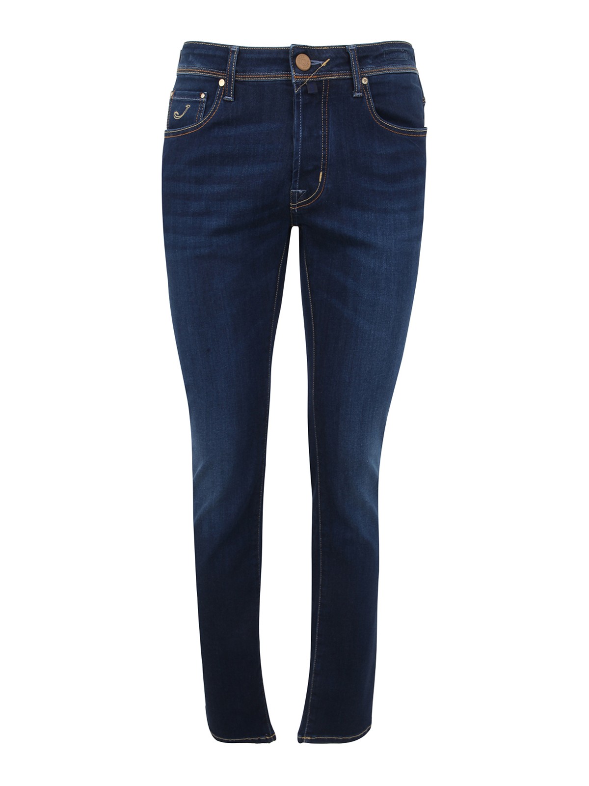 Shop Jacob Cohen Bard Slim Fit Five Pocket Jeans In Blue