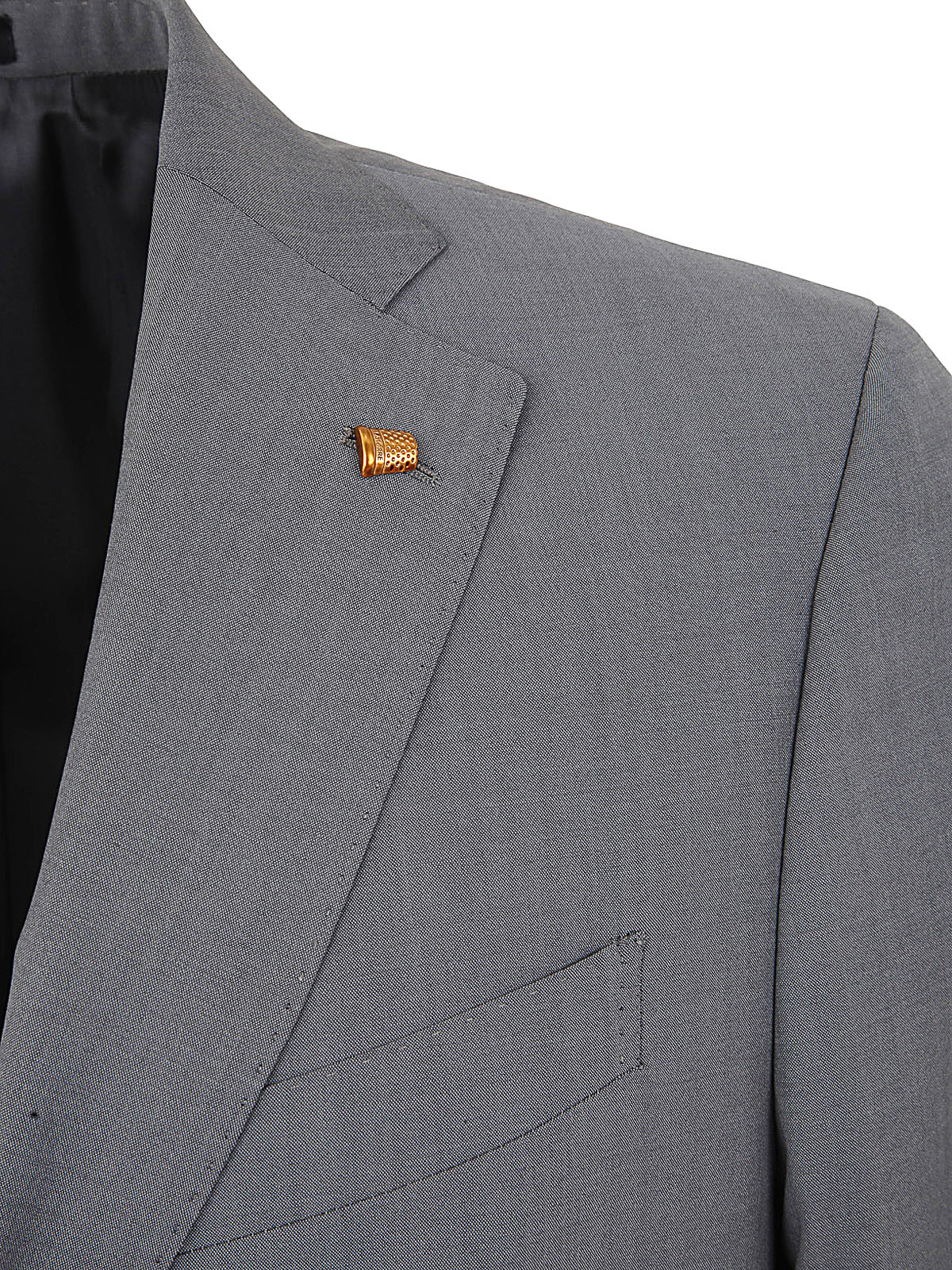 Shop Sartoria Latorre Suit With Two Buttons In Gris