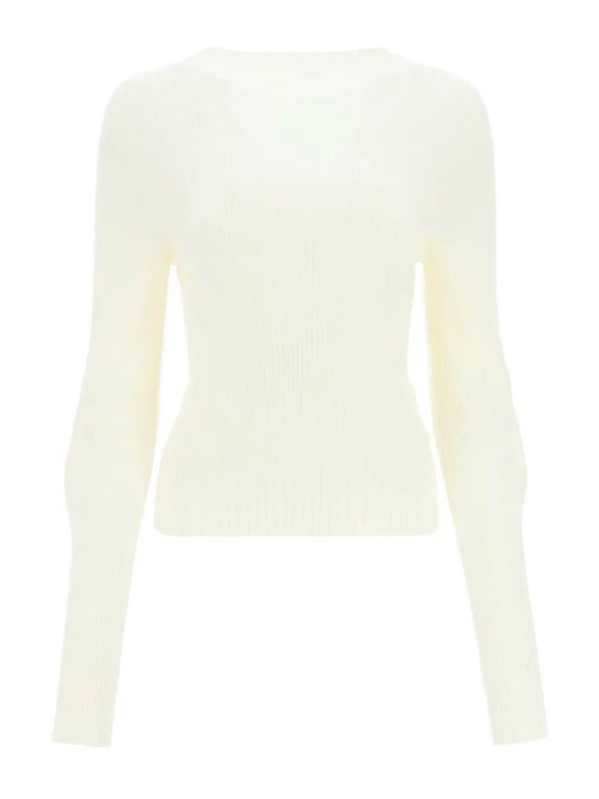 Shop Low Classic Suéter Cuello Redondo - Blanco