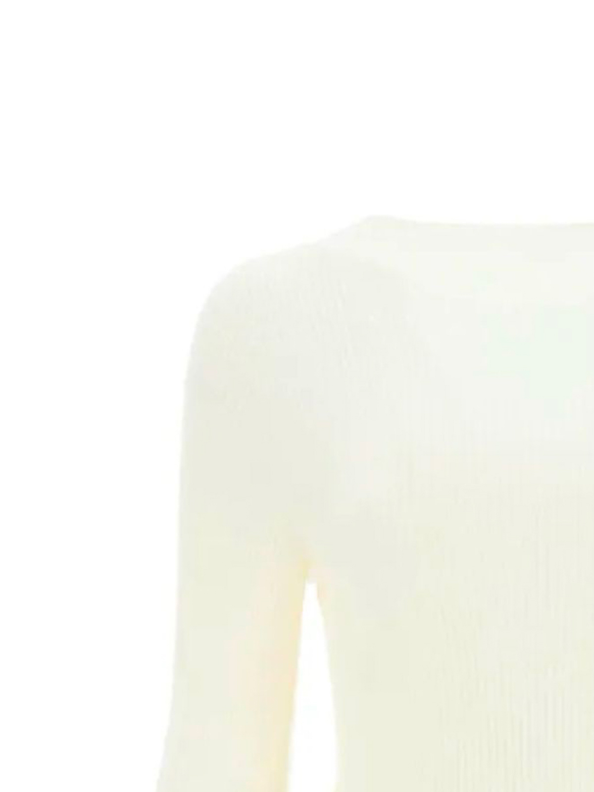 Shop Low Classic 2-way Knit Top In Blanco