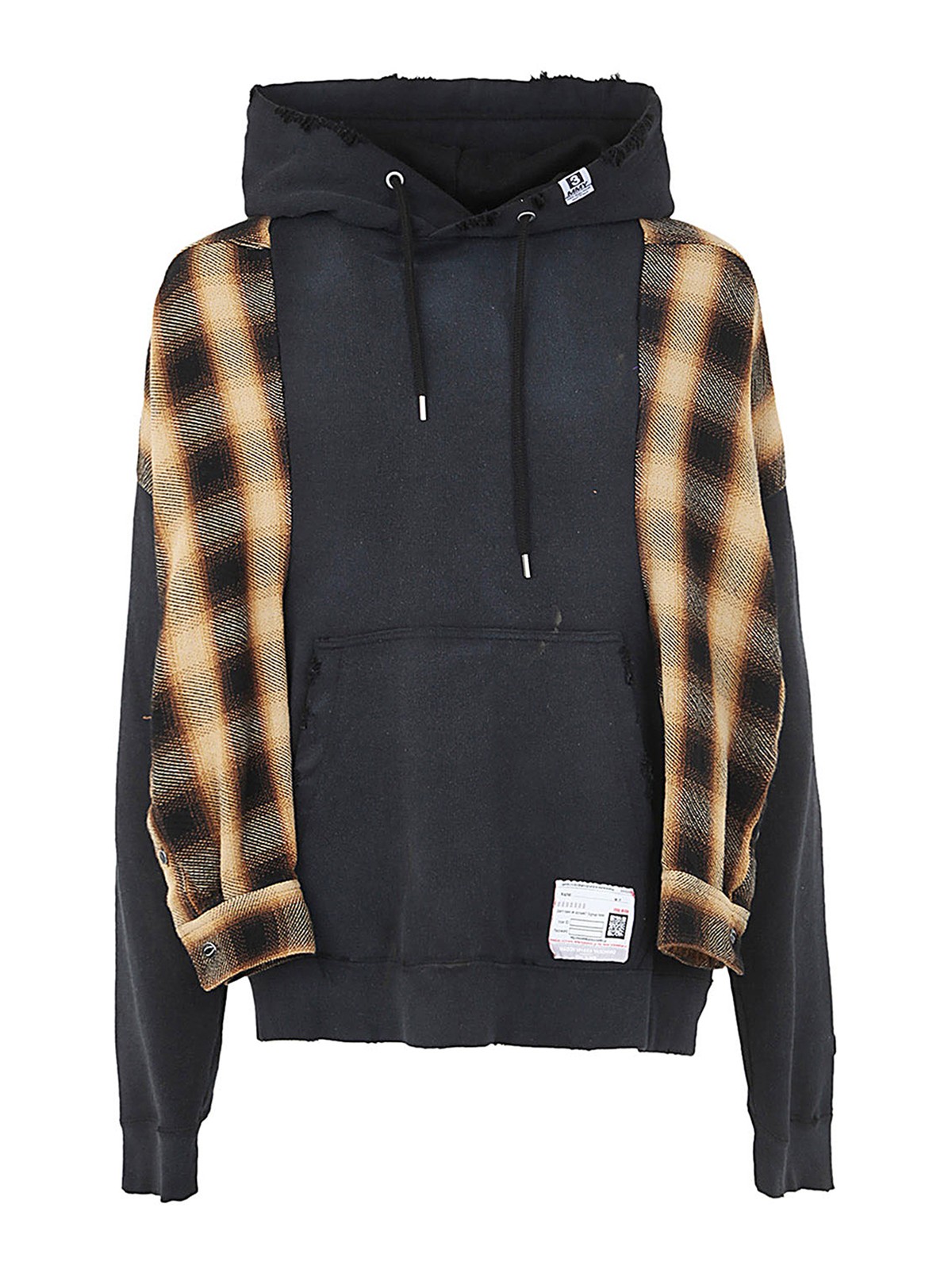Maison Mihara Yasuhiro Shirt combined hoodie - Men Maison Mihara Yasuhiro Shirt combined hoodie - Men