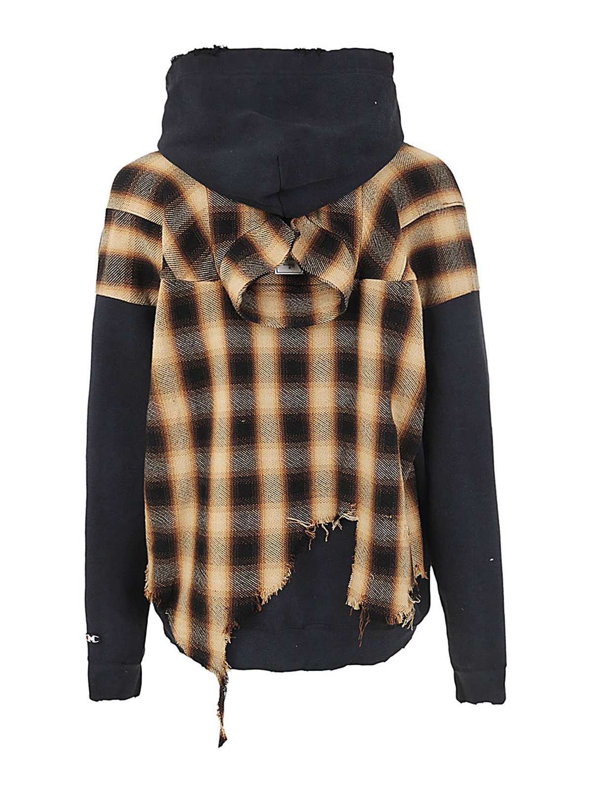 Maison Mihara Yasuhiro Shirt combined hoodie - Men | A10HD551BLACK