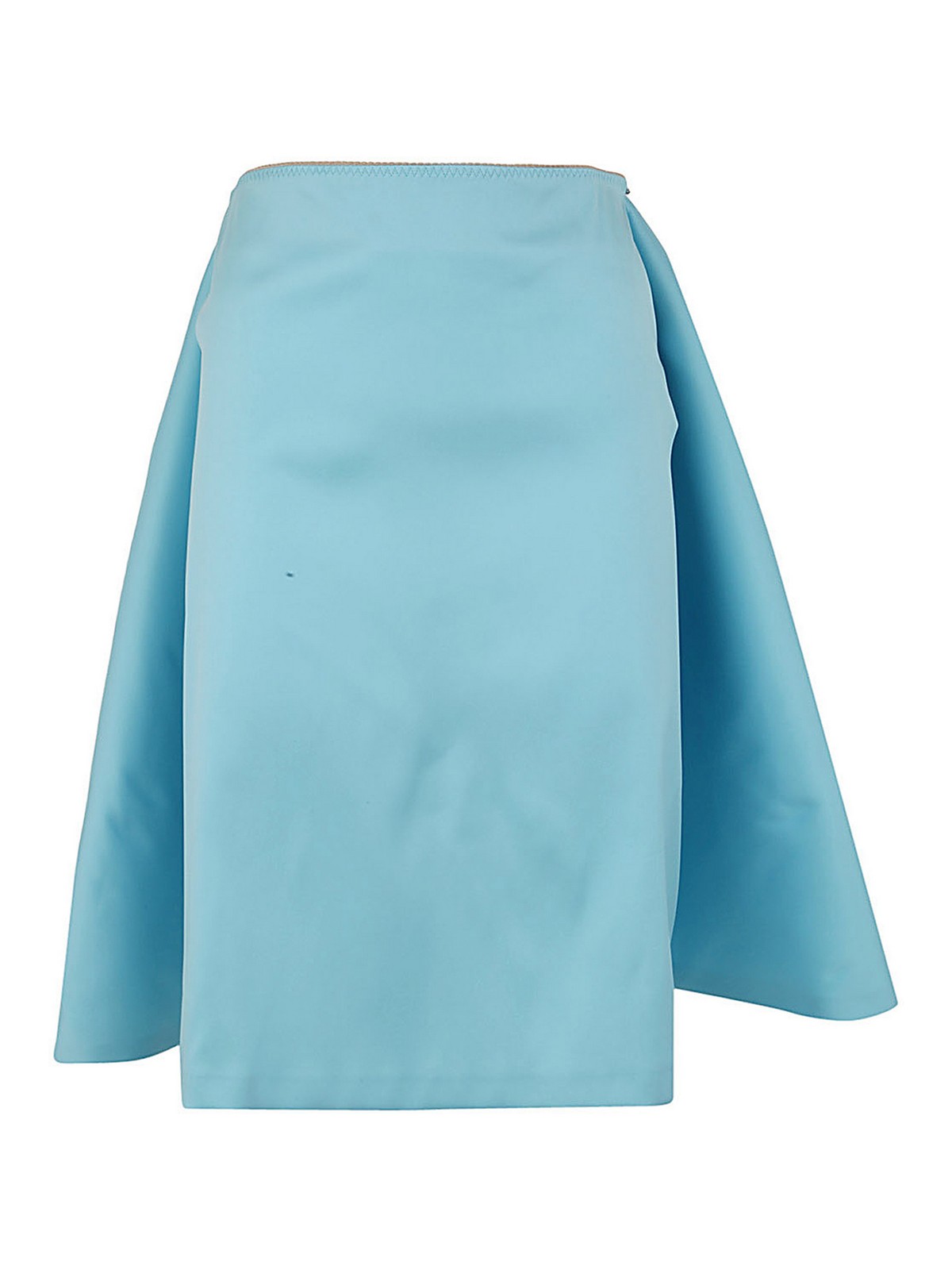 Sportmax Beira Satin Skirt In Blue