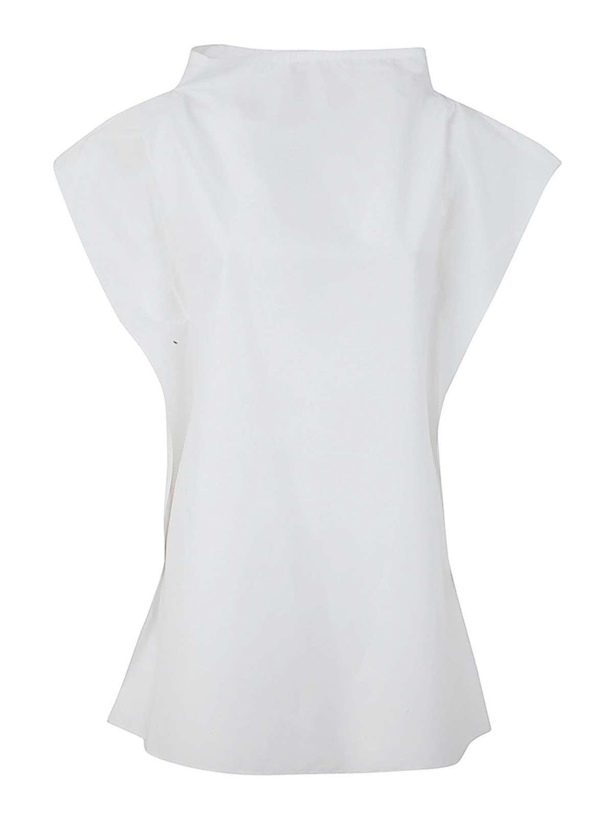 Nina 14.7 Cotton Popeline Shirt In White