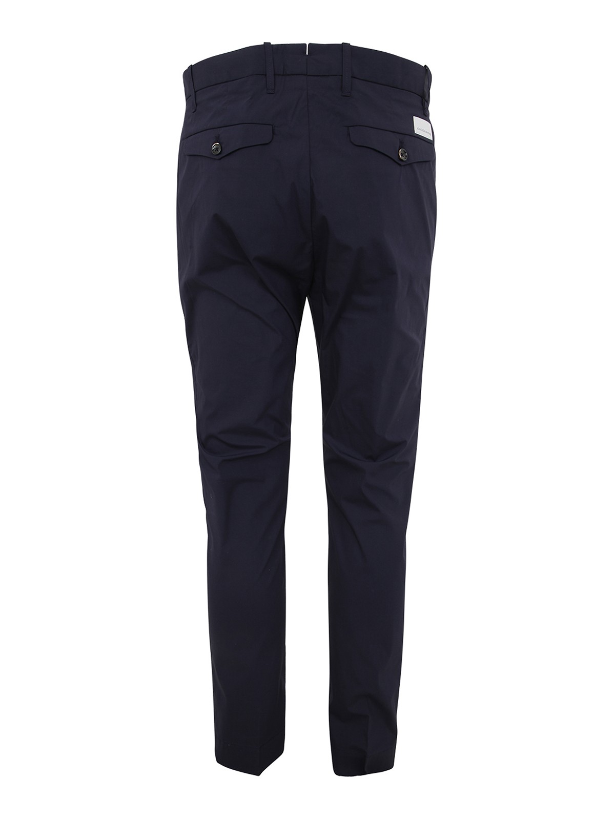 Shop Nine In The Morning Easy Slim Chino Trouser In Blue