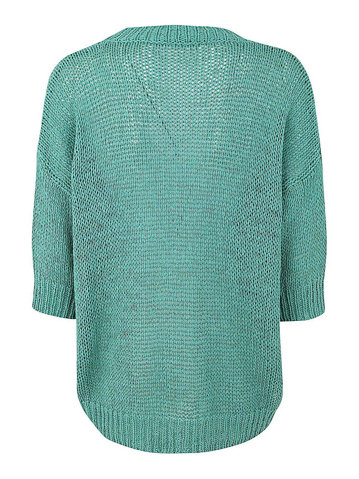 Shop Nuur Short Sleeve Boxy Pullover In Green