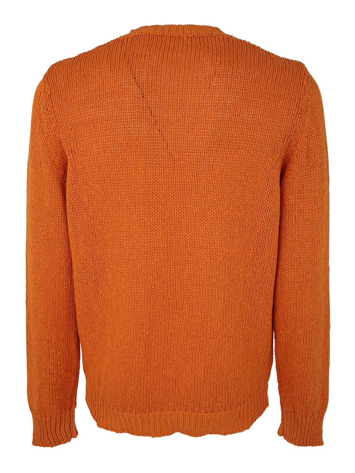 Shop Nuur Regular Fit Round Neck Pullover In Orange