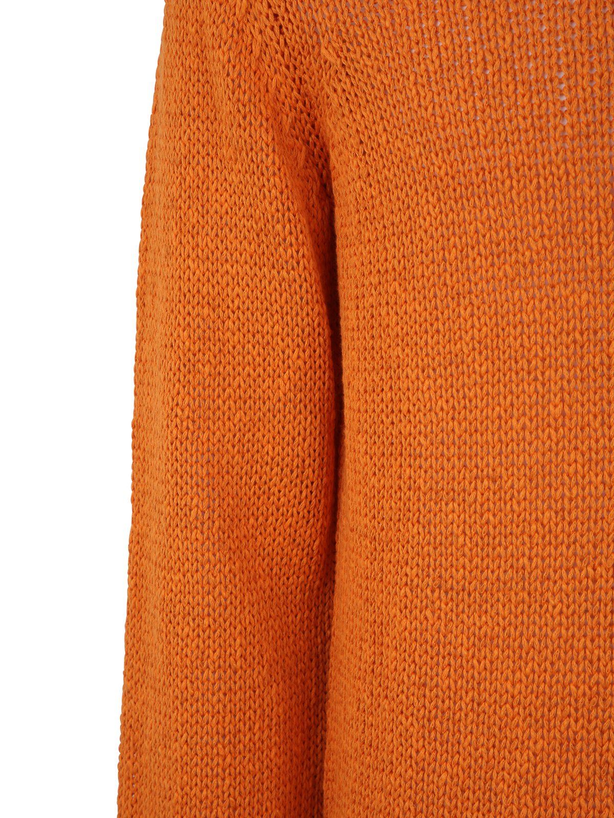Shop Nuur Suéter Cuello Redondo - Naranja In Orange