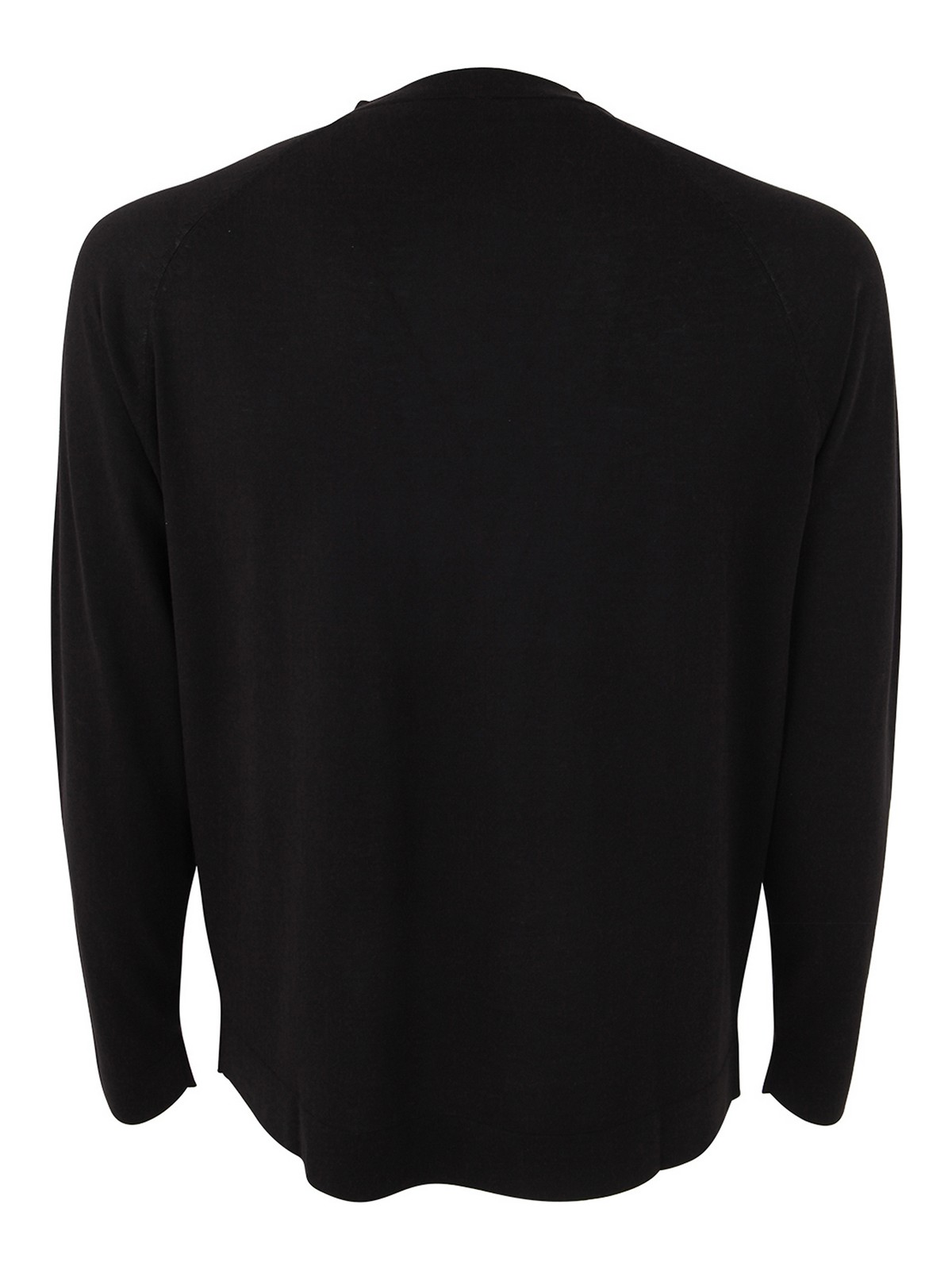Shop Original Vintage Style Cotton Silk T-shirt In Black