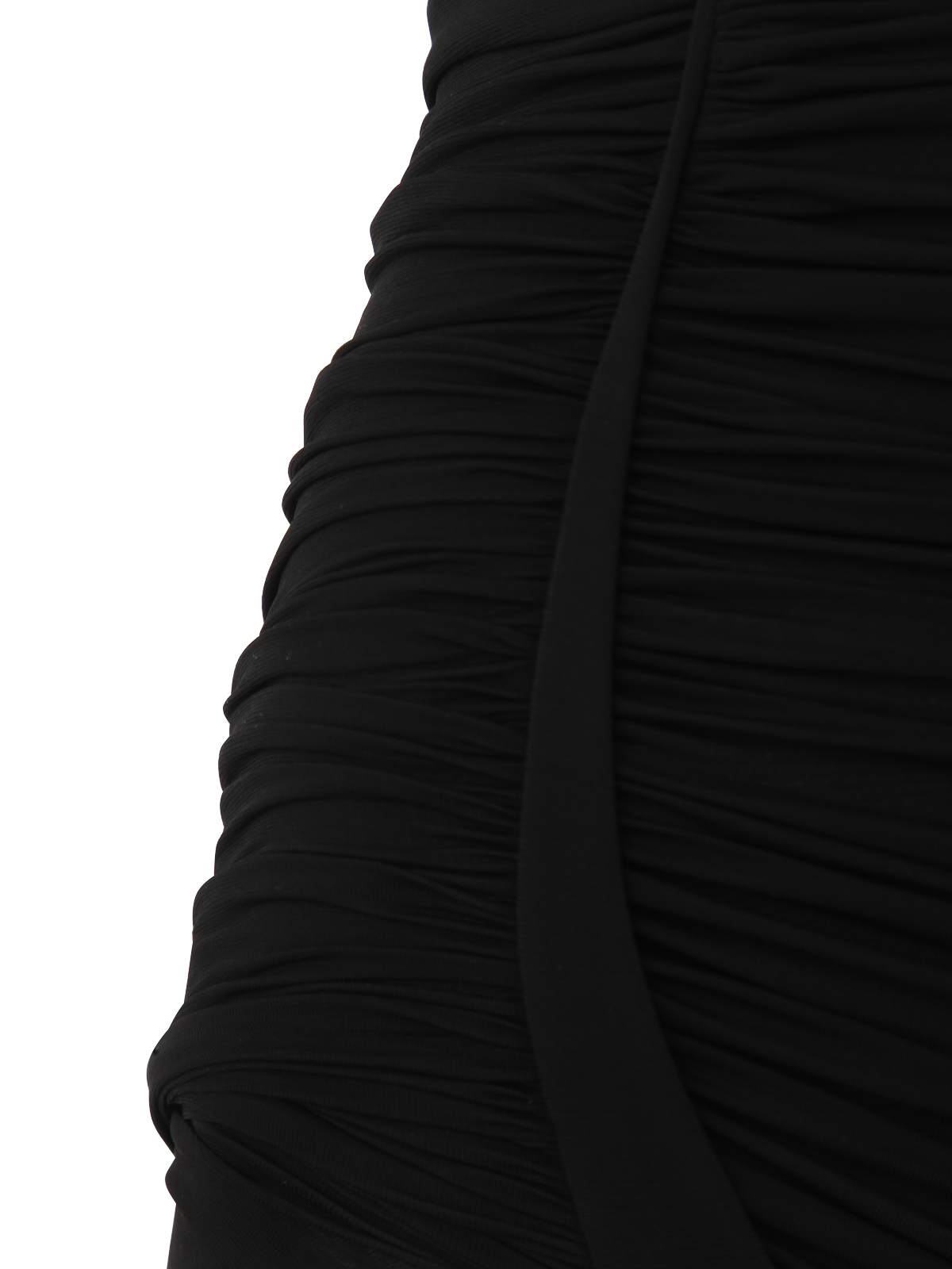 ロングシャツ Rick Owens - ジャージーロングスカート- 黒 - RO01C5371BZ09