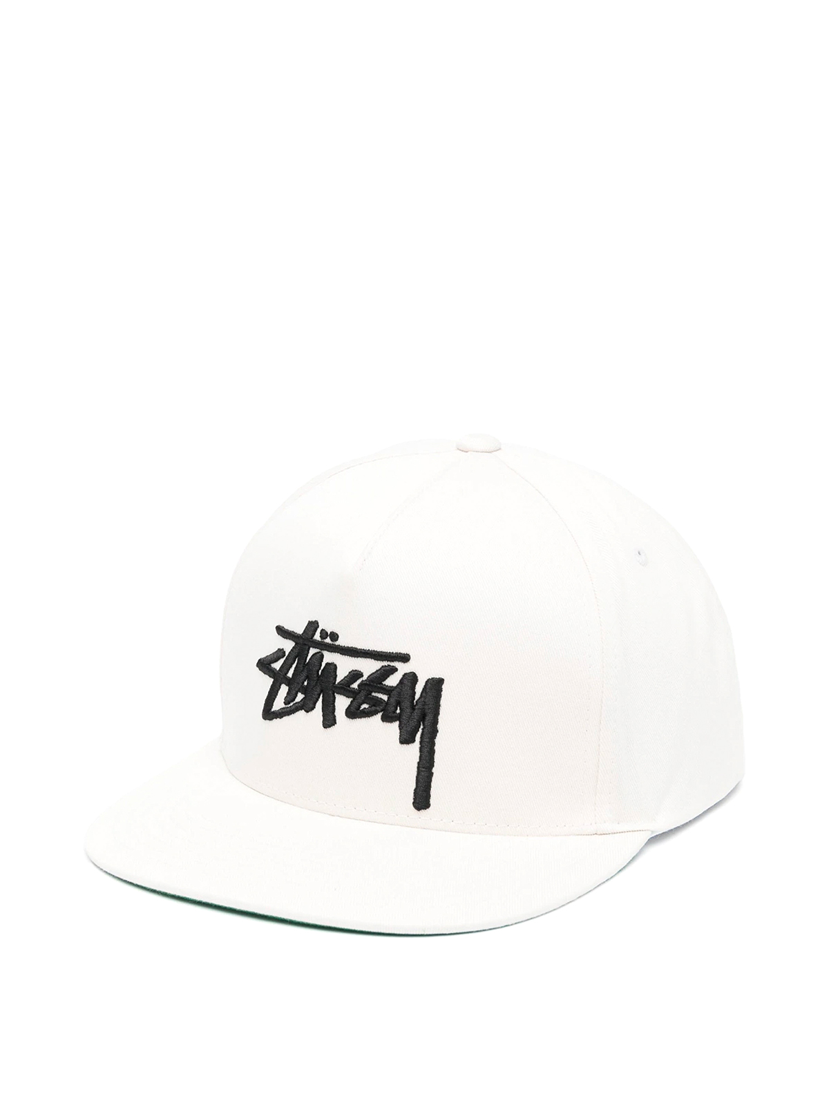 Stussy Big Stock Point Crown Cap In White