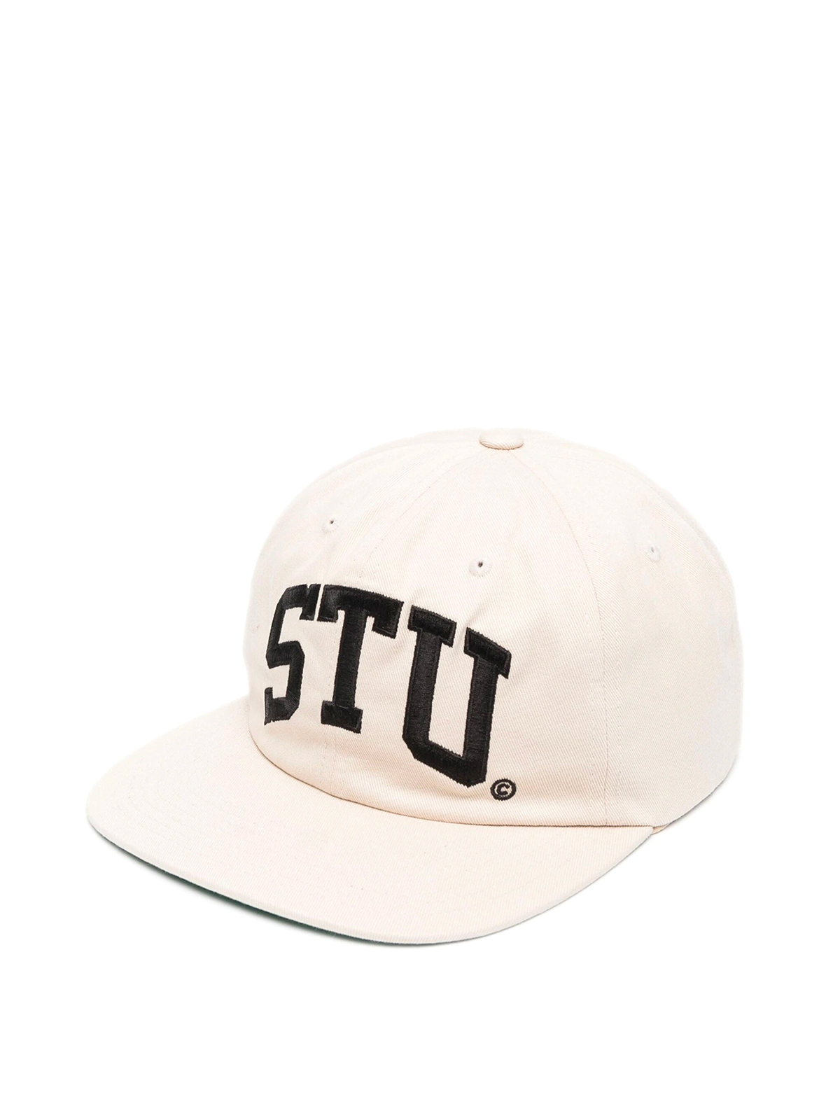 STUSSY STU ARCH STRAPBACK CAP オフホワイト 03 - 帽子