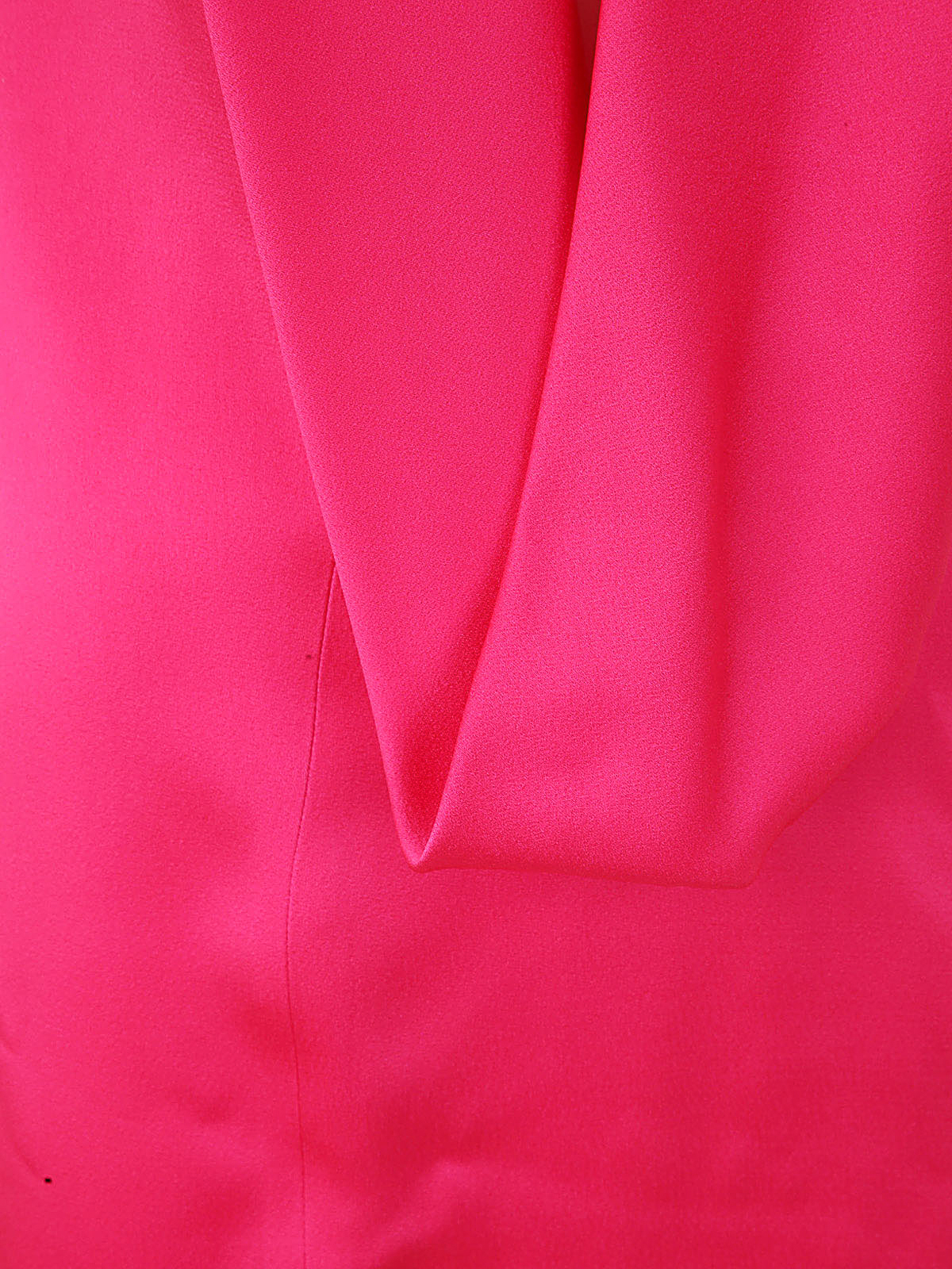 Shop Versace Enver Satin Shiny Cocktail Dress In Pink