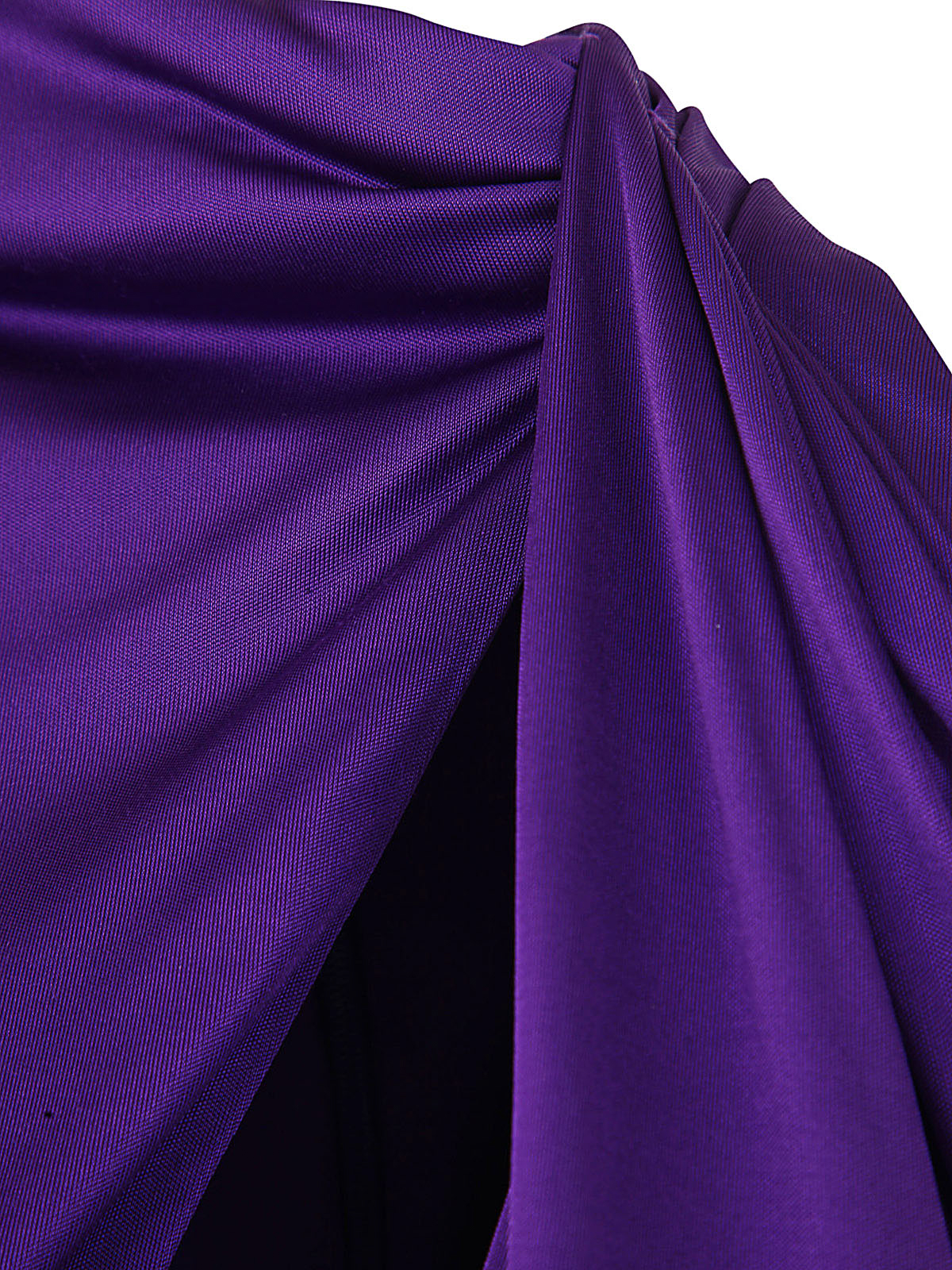 Shop Versace Jersey Blouse In Púrpura