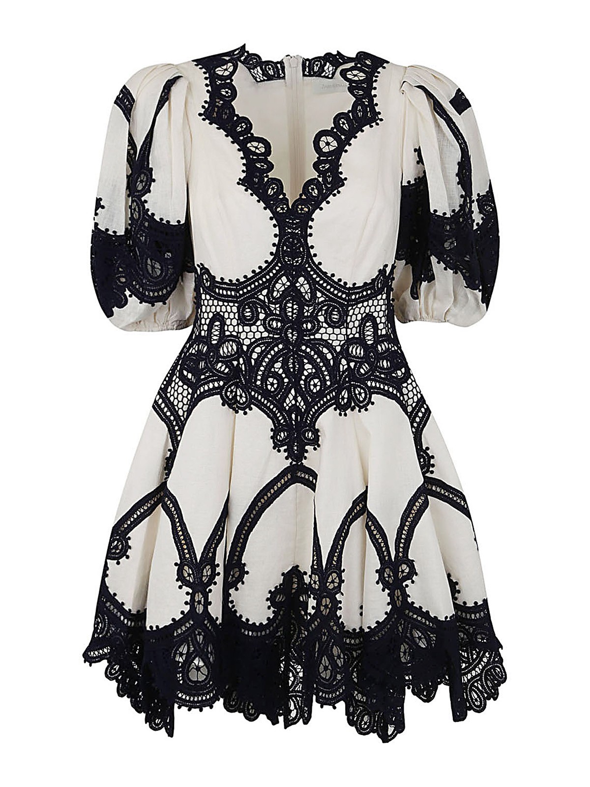 Zimmermann Tiggy embroidered mini dress - White|5329DTIGIVNAV Zimmermann Tiggy embroidered mini dress - White|5329DTIGIVNAV