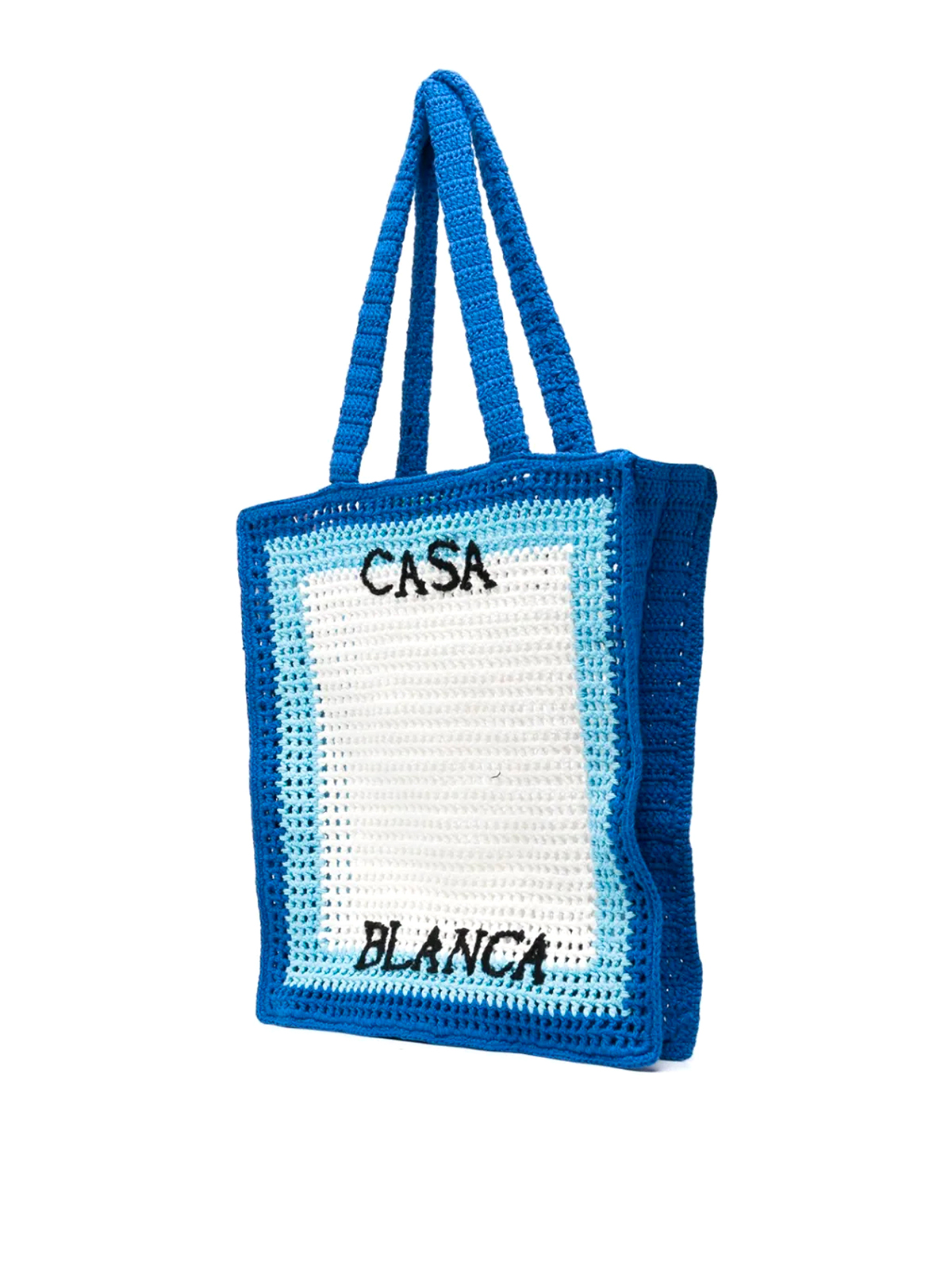 Yellow Crochet Cuzimala Shopping Bag - CASABLANCA - Russocapri