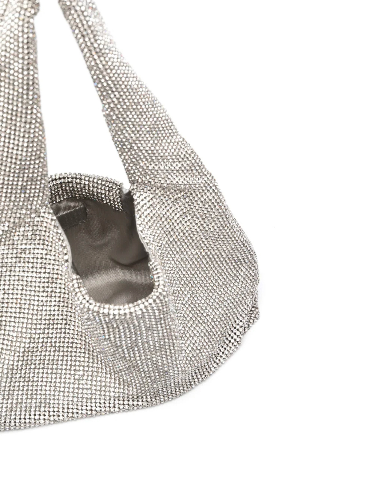 Shoulder bags Kara - Mini crystal mesh armpit bag - HB3201305092WHITE