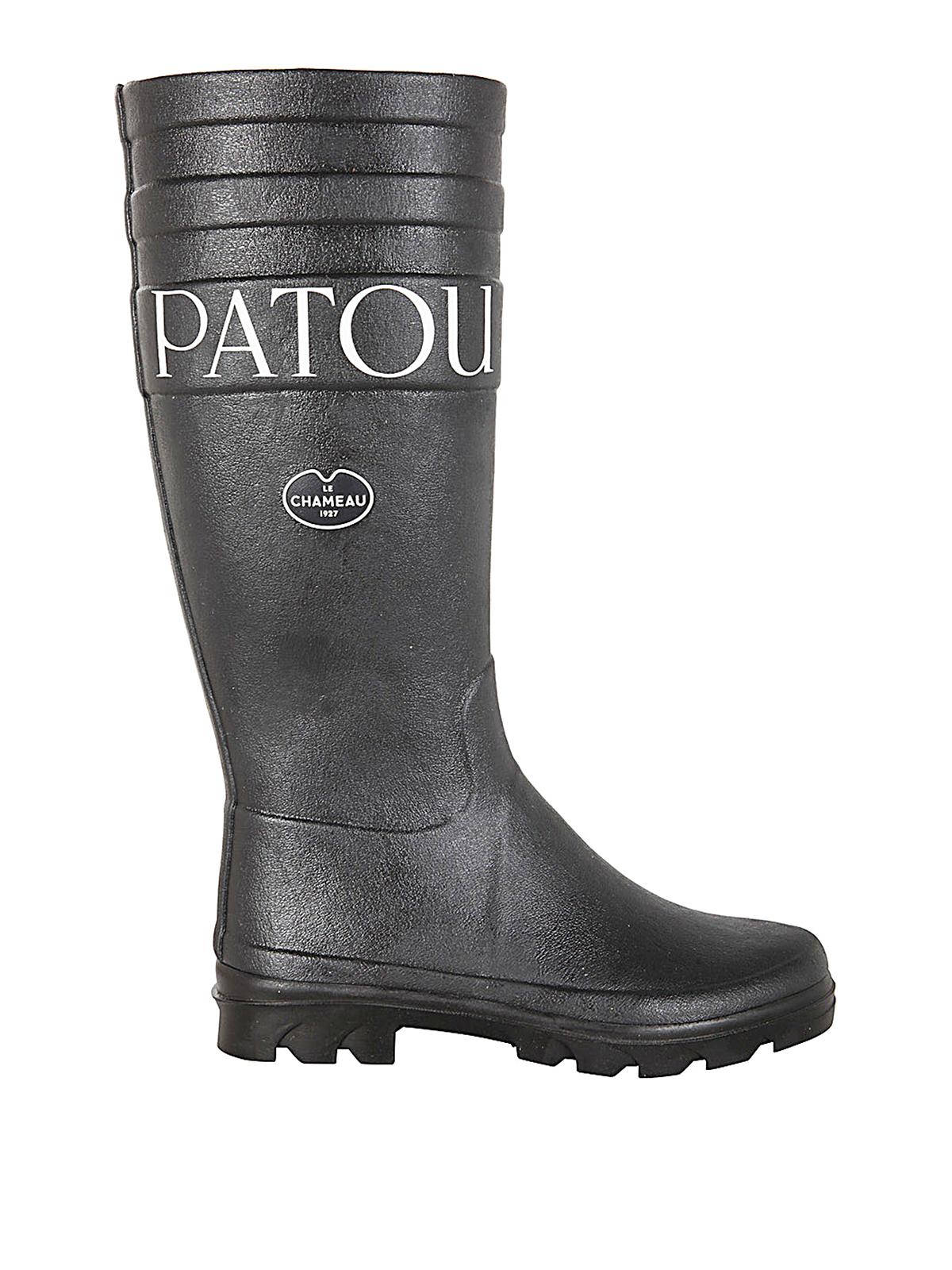 Shop Patou Hightop Boots Le Chameau  In Black