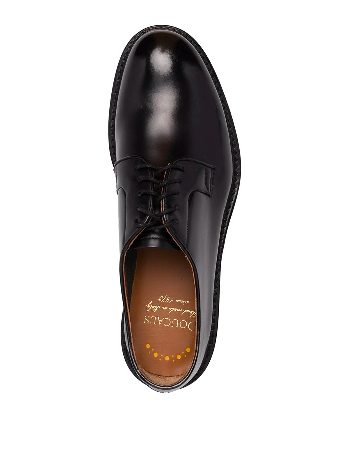 Shop Doucal's Derby Shoes In Black