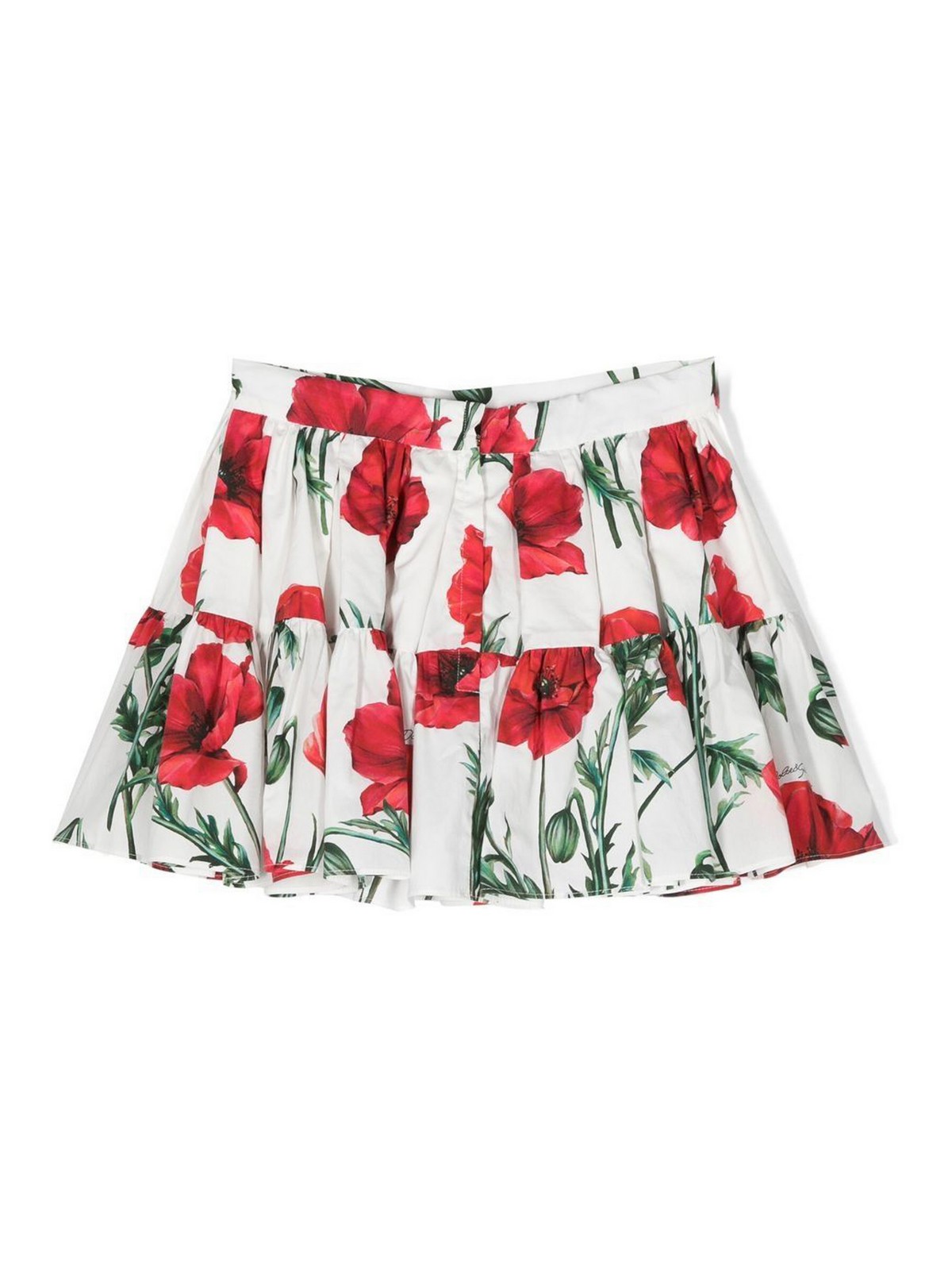 Dolce & Gabbana 膝丈/ミディスカート - 白 | L54I49HS5O1HA3VN