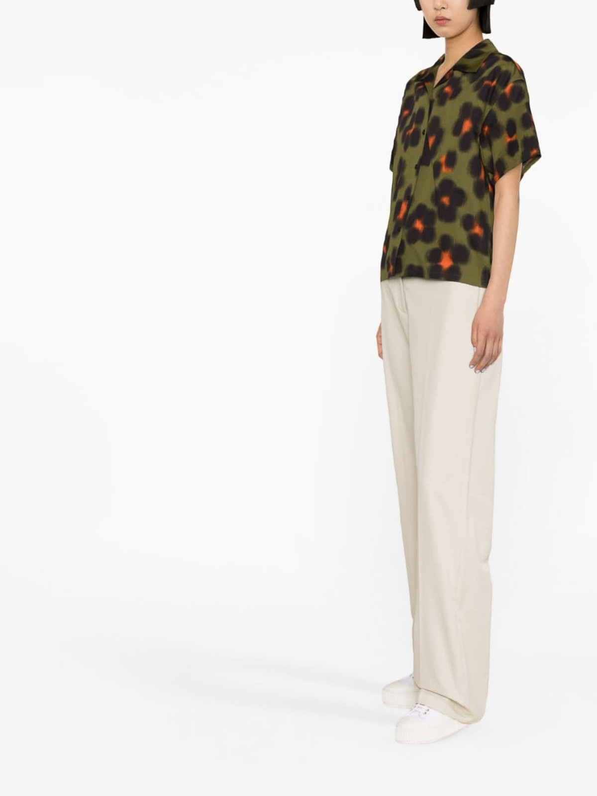Shop Kenzo Leopard-print Shirt In Light Brown