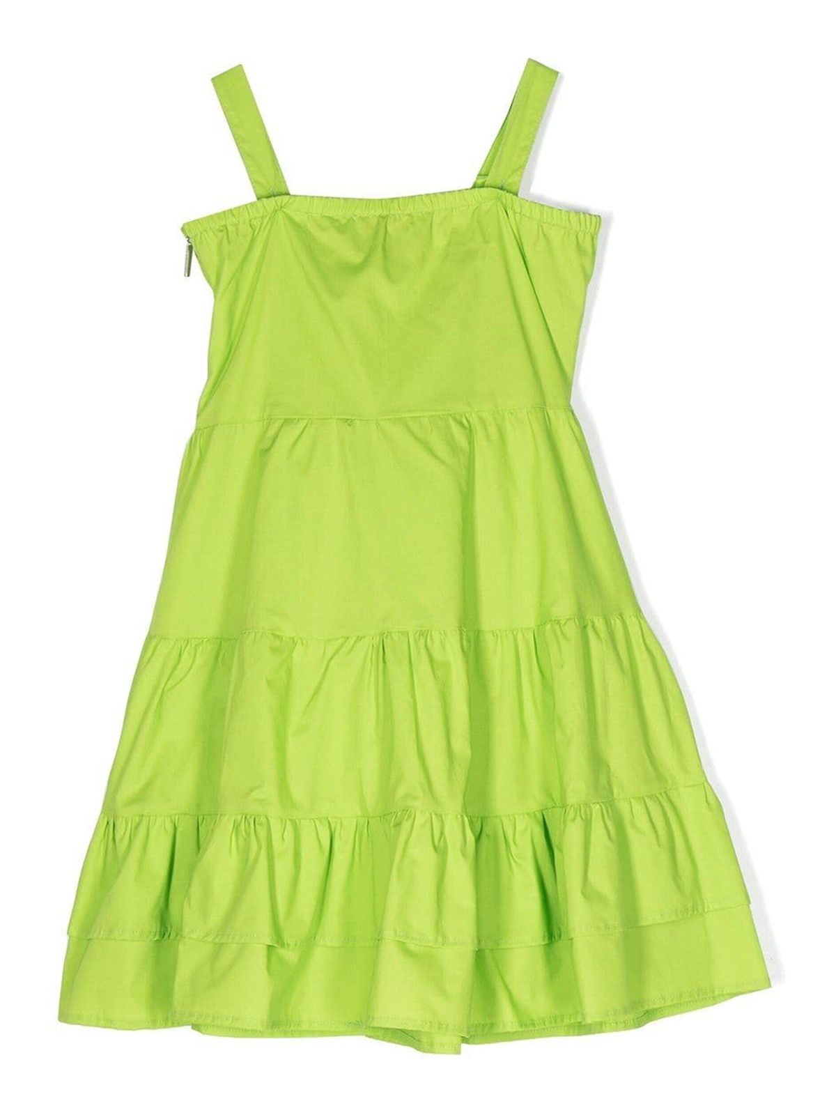 msgm green dress MSGM draped-detail Mini Dress | Green