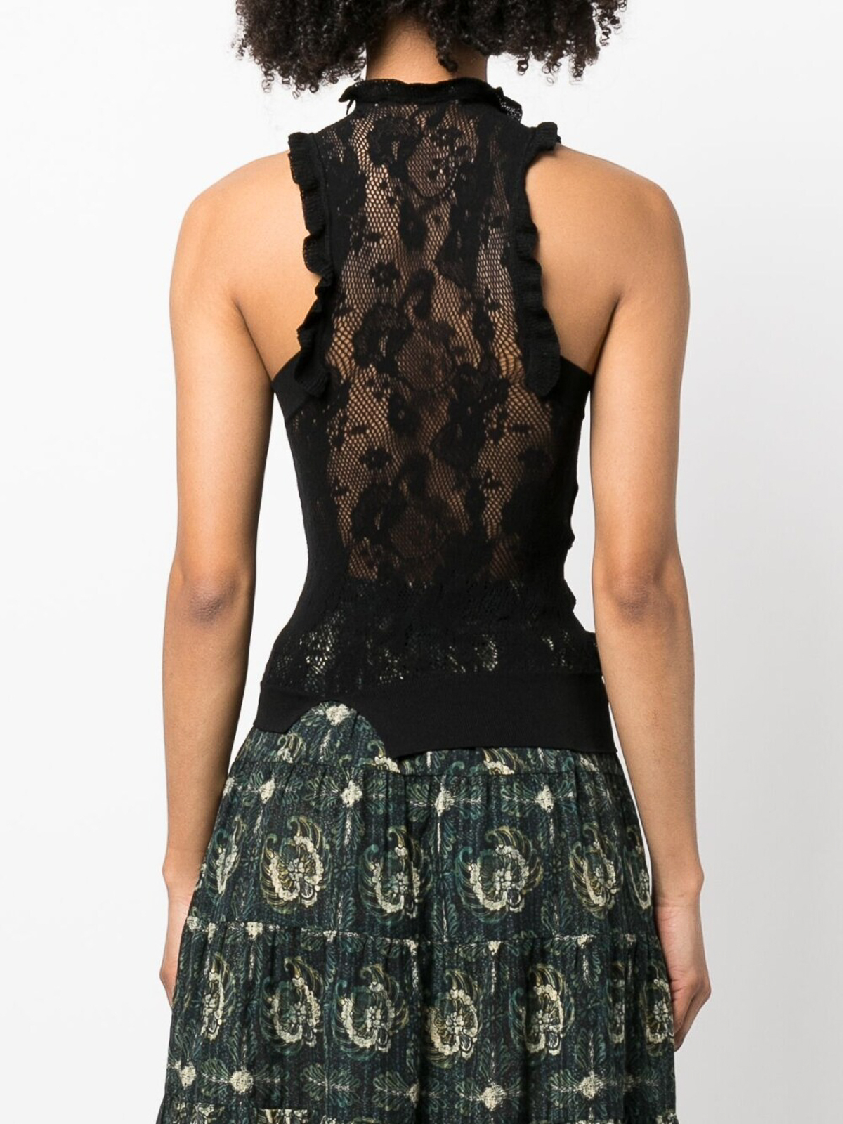 Philosophy di Lorenzo Serafini Lace top - Black | 088521050555