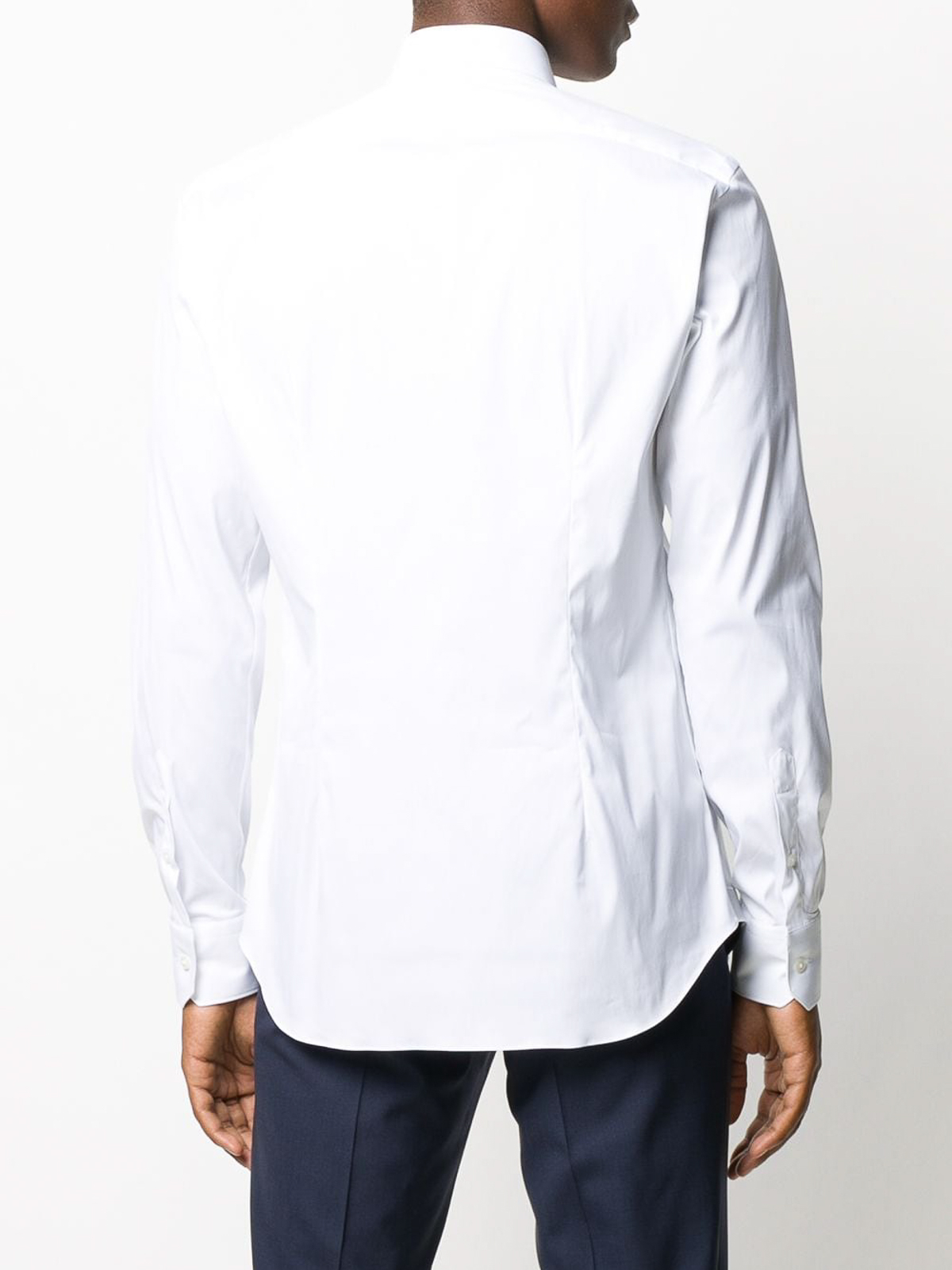 Shop Xacus Slim-fit Shirt In White