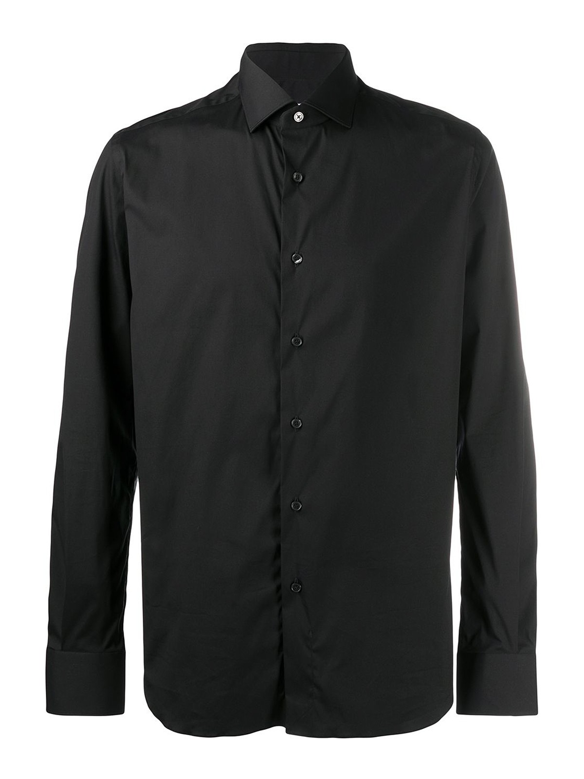 Shop Xacus Slim-fit Shirt In Black
