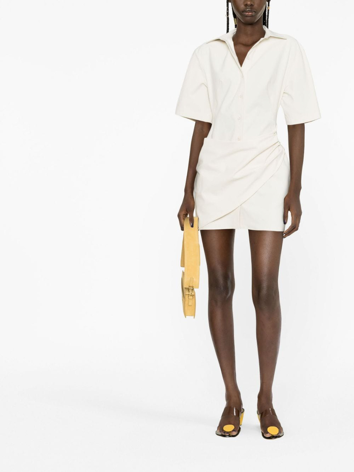 Shop Jacquemus The Dress Shirt In White